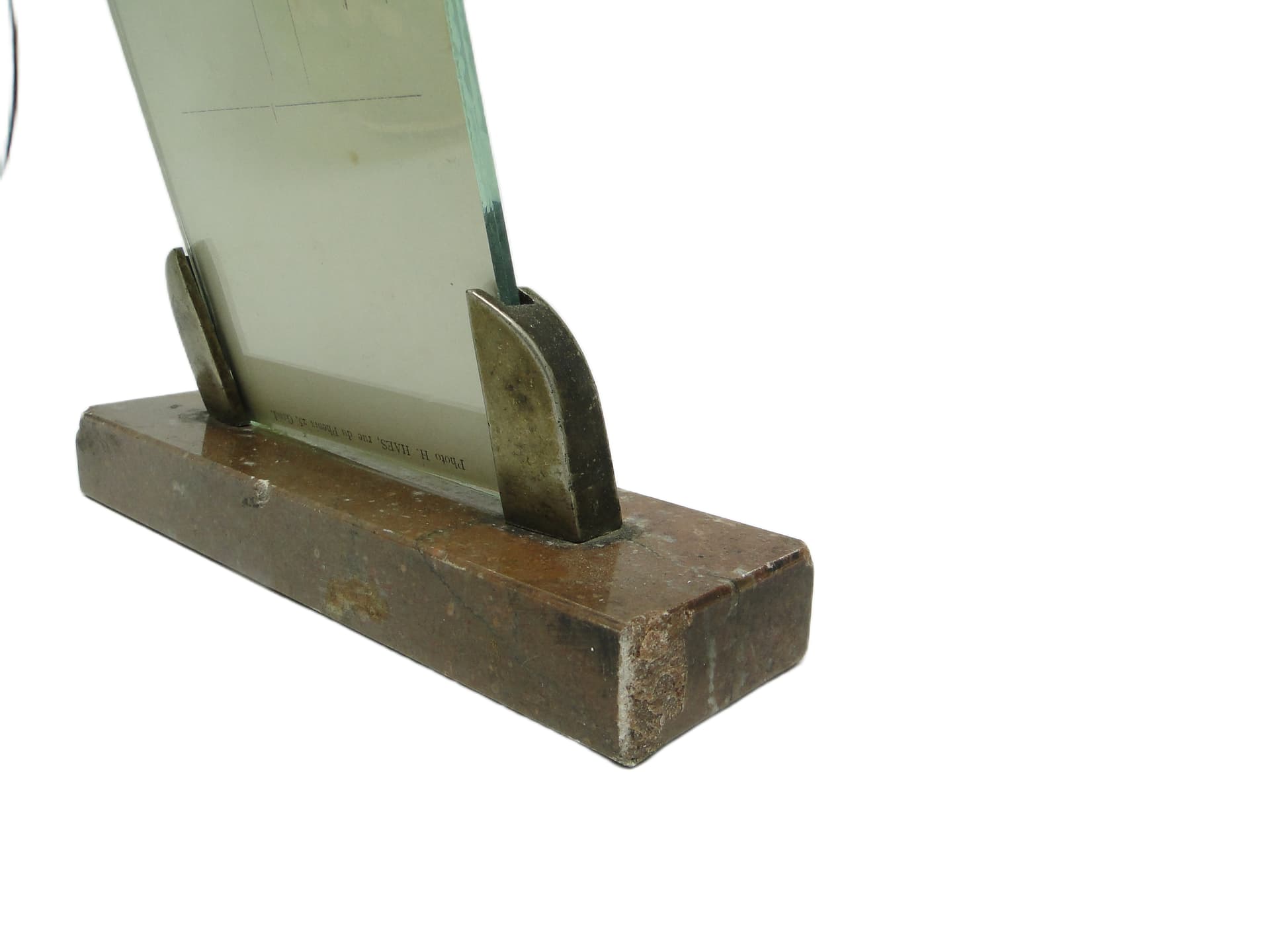 Art Deco photo frame, marble, Poland, 1930s. - 94680