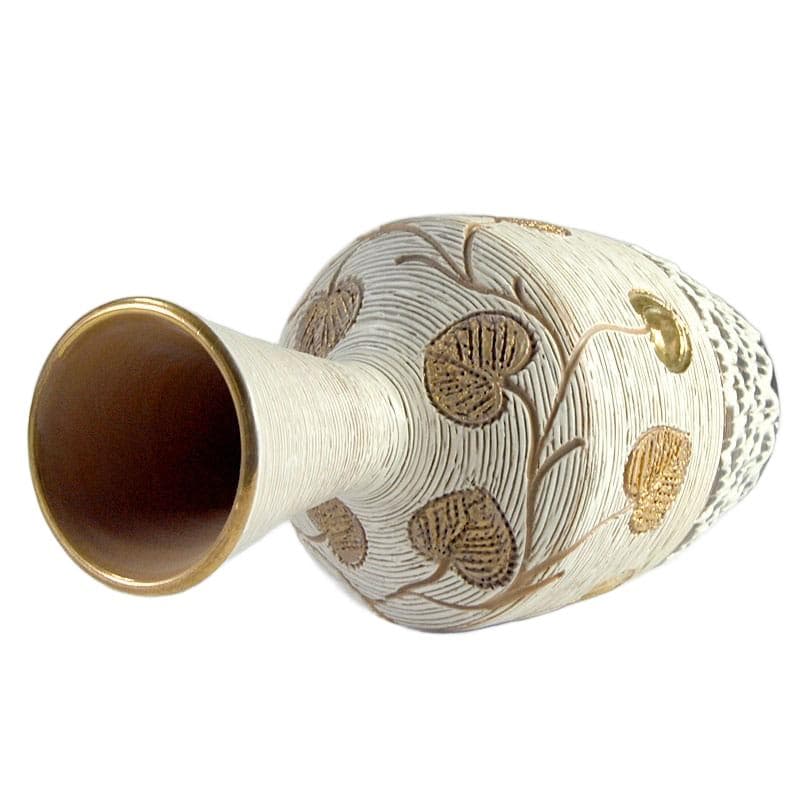 Złocony wazon sgraffito, Fratelli Fanciullacci, Włochy, lata 60. - 7045