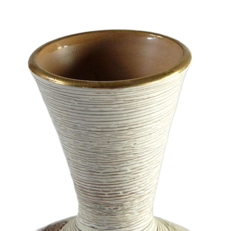 Złocony wazon sgraffito, Fratelli Fanciullacci, Włochy, lata 60. - 7043