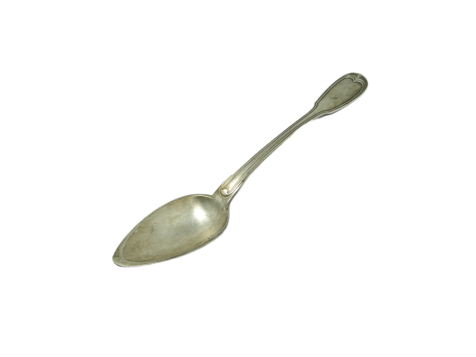 Table spoon, Classicism, silver-plated brass, Austro-Hungary, early 20th c. - 94796