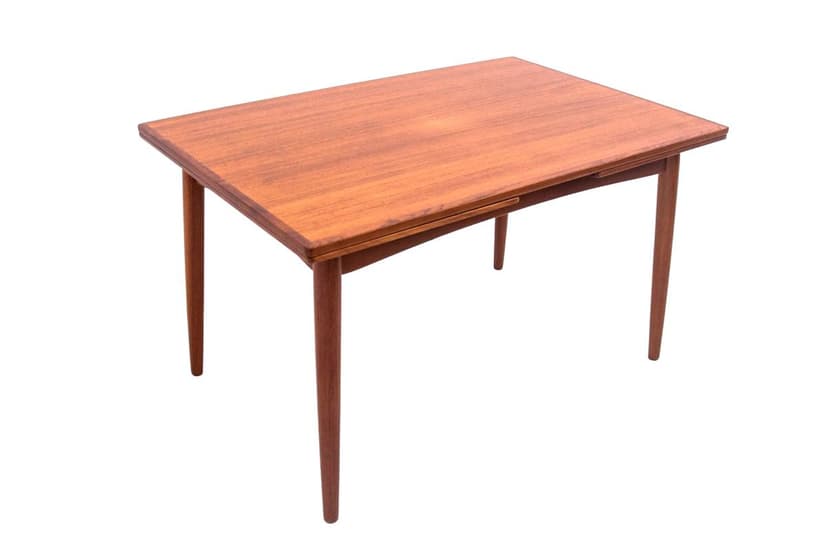 Tekowy stół rozkładany, Dania, lata 60.