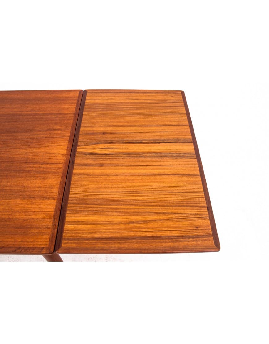 Tekowy stół rozkładany, Dania, lata 60. - 58087