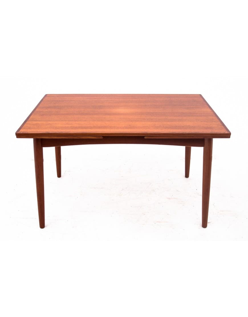 Tekowy stół rozkładany, Dania, lata 60. - 58079