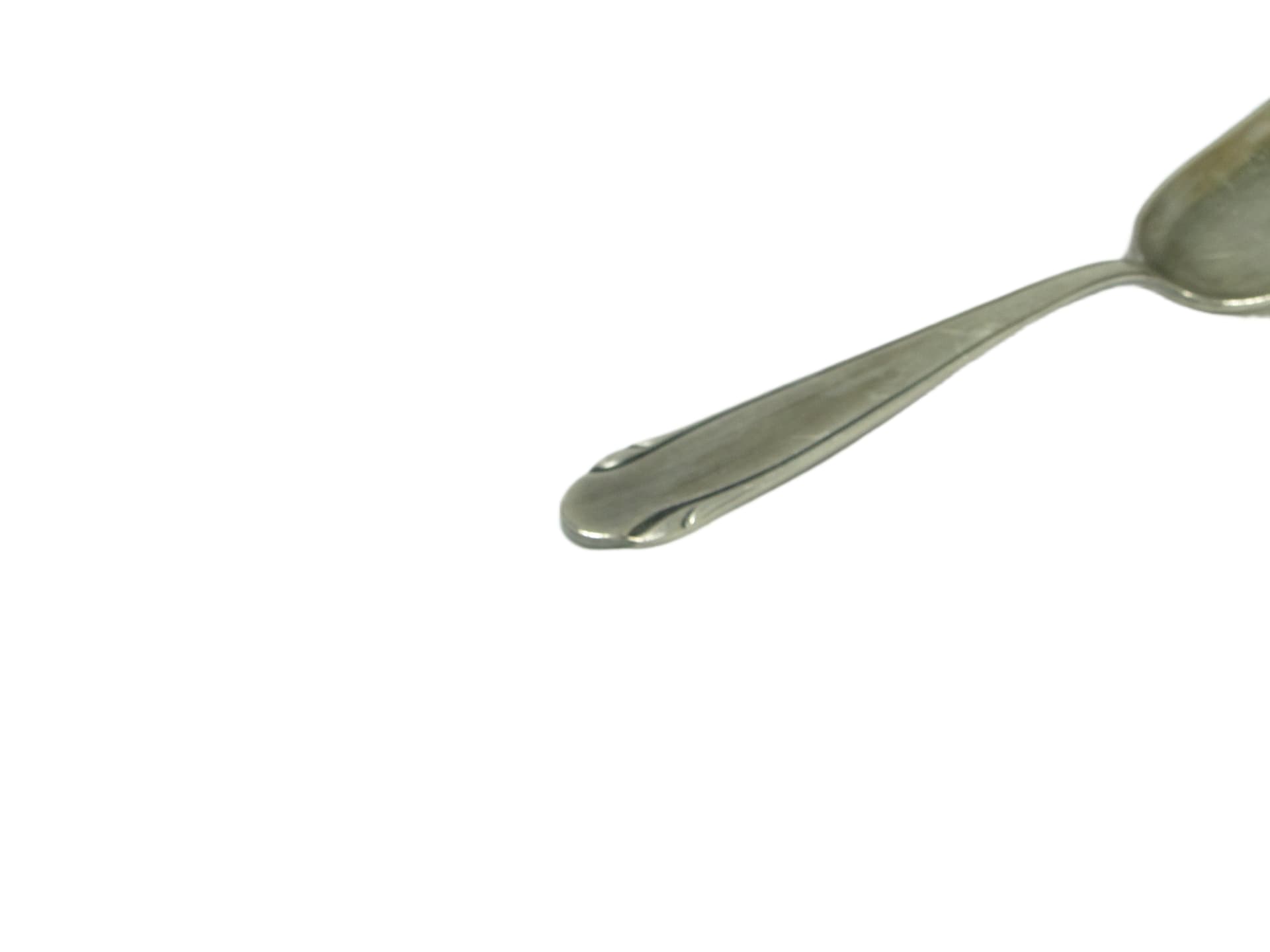 Sugar spoon, Art Deco, silver-plated brass, Sweden, 1950s. - 94850