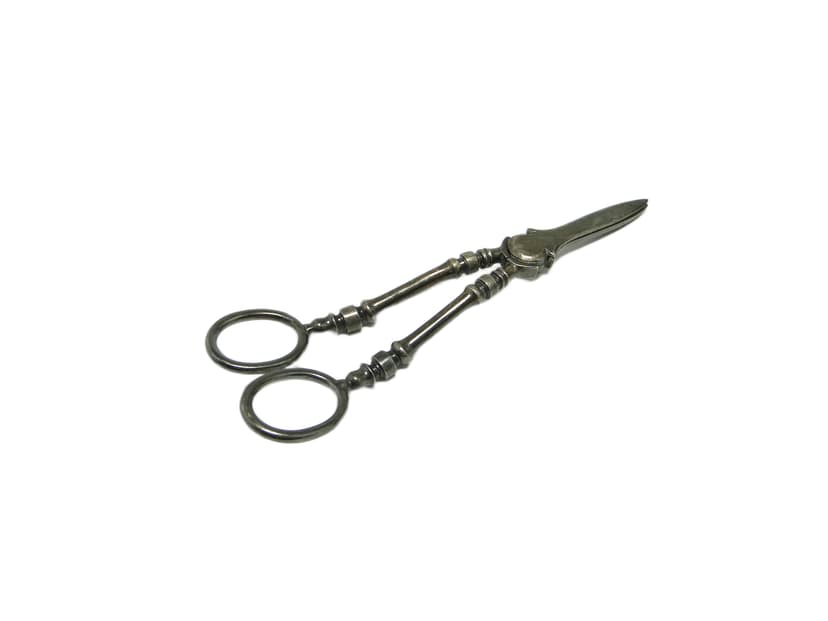 Grape scissors, Art Deco, silver-plated brass, Sweden, 1930s.