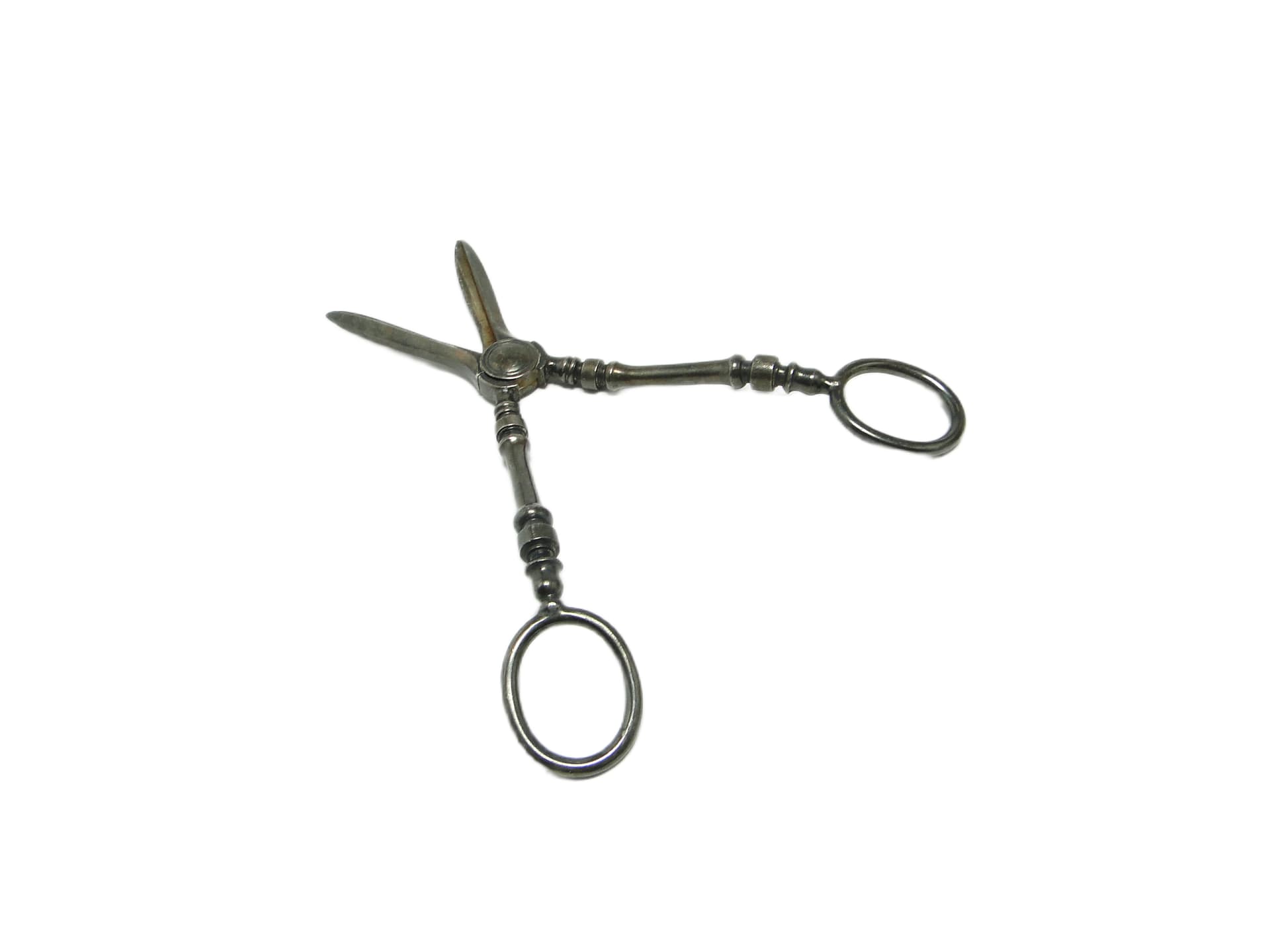 Grape scissors, Art Deco, silver-plated brass, Sweden, 1930s. - 94995