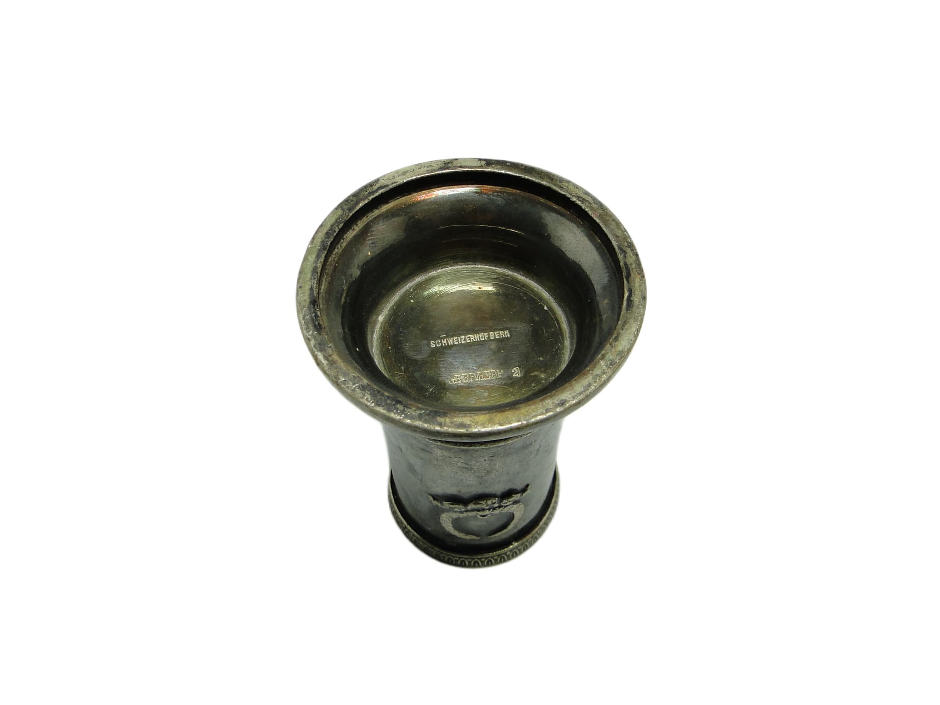 Wykałacznik, Art Nouveau, mosiądz srebrzony, Niemcy, początek XX w. - 95024