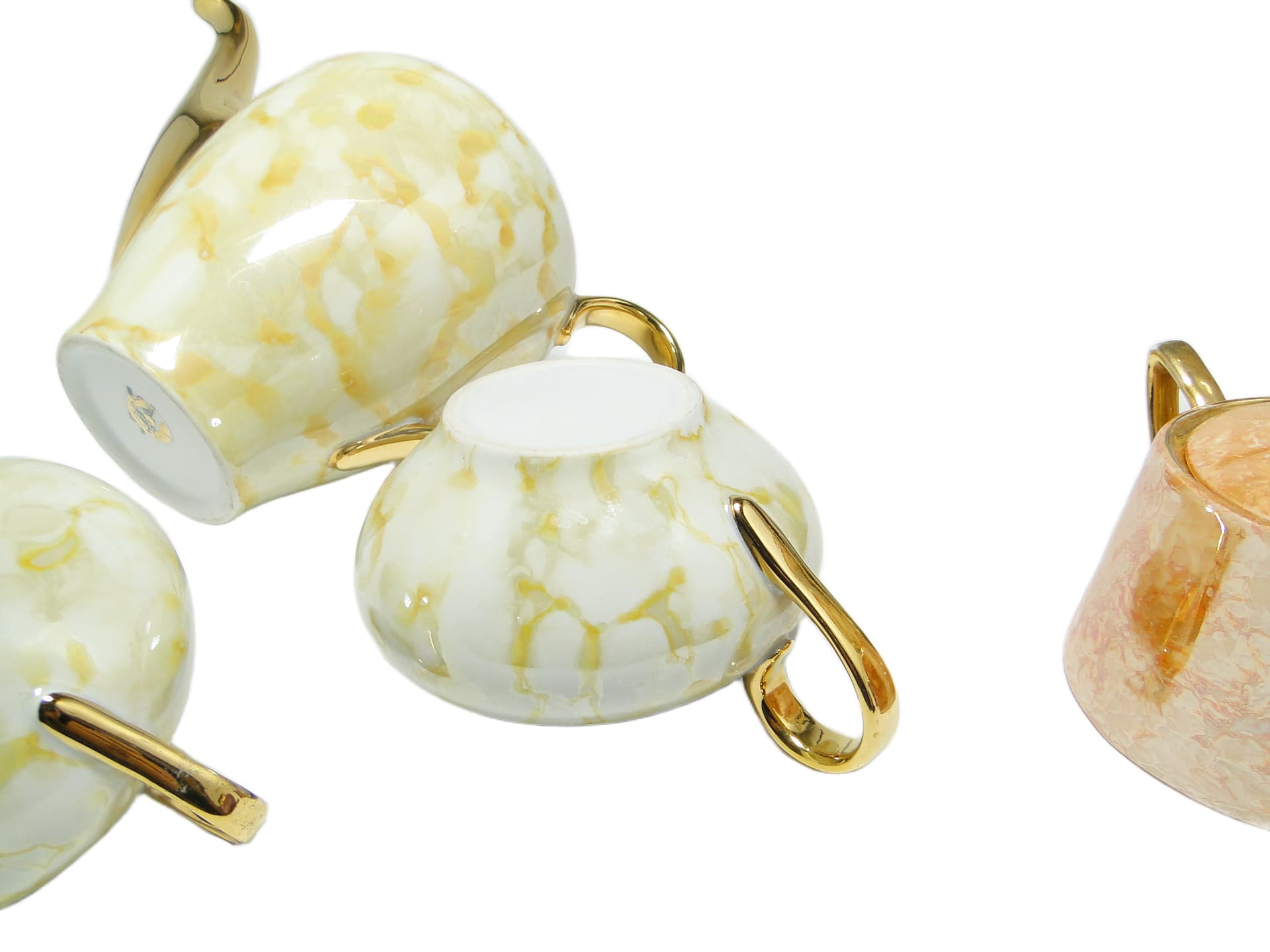 Zestaw mlecznik i cukiernica Julita, modernizm, porcelana, Wawel, Polska, lata 70. - 95113