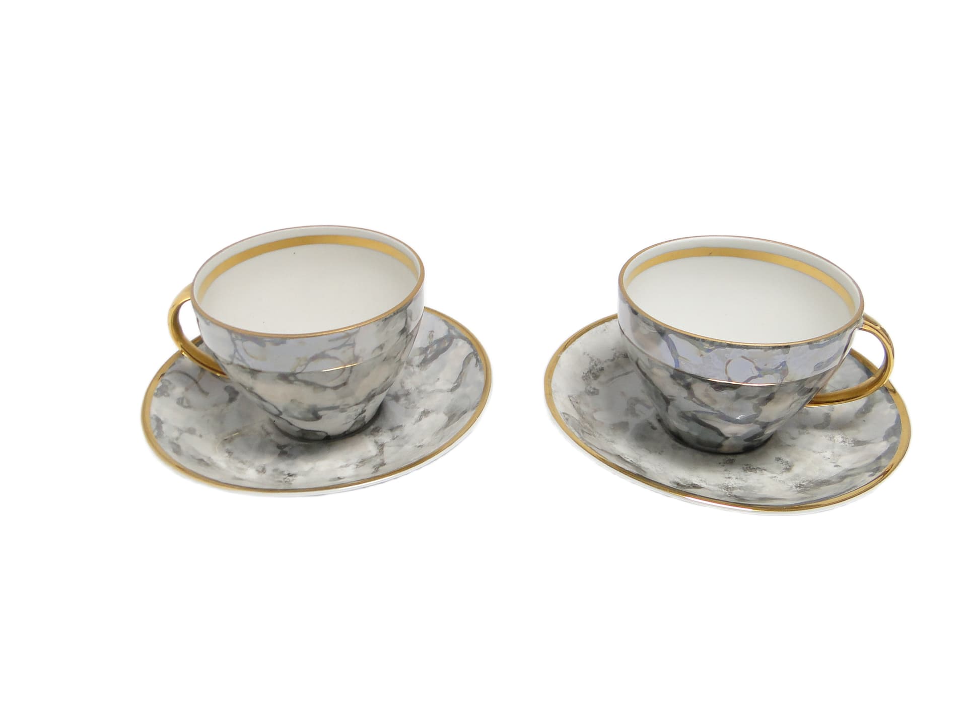 Para filiżanek Joanna, porcelana szara, Wawel, Polska, lata 70. - 95162