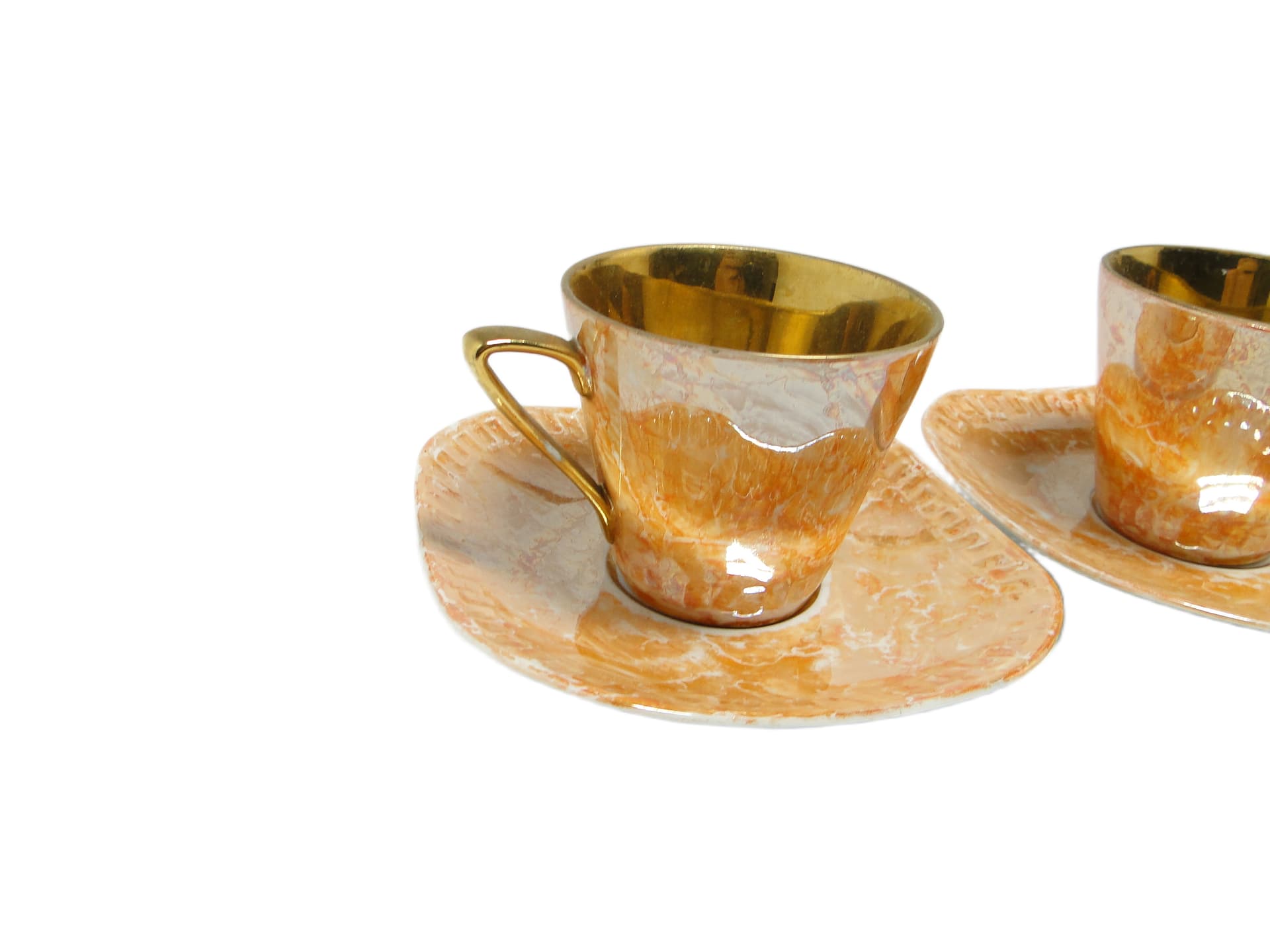 Para filiżanek Helena, mid-century modern, porcelana, Wawel, Polska, lata 70. - 95196