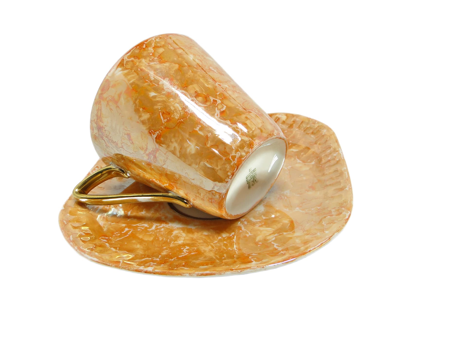 Filiżanka z podstawkiem Helena, mid-century modern, porcelana, Wawel, Polska, lata 70. - 95236