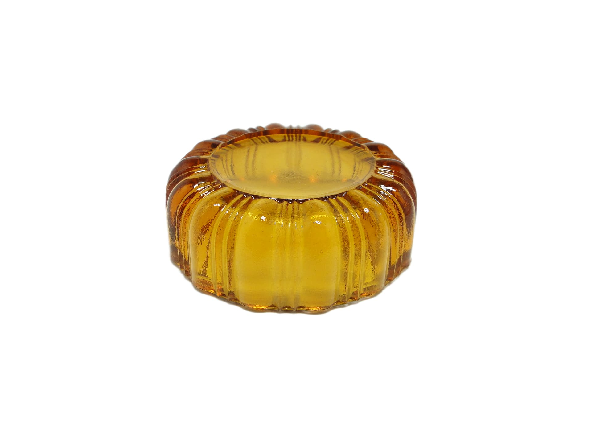 Solniczka Art déco, szkło transparentne, Ząbkowice, Polska, lata 30. - 95248