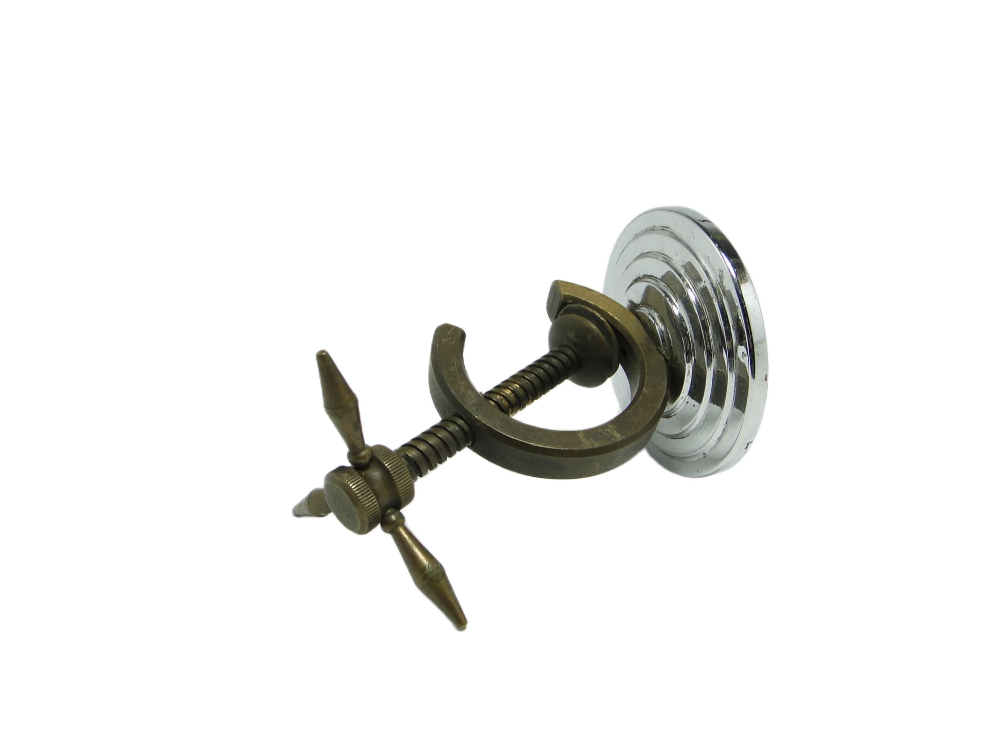 Dziadek do orzechów Art Deco, mosiądz, chrom, Niemcy, lata 30. - 95265