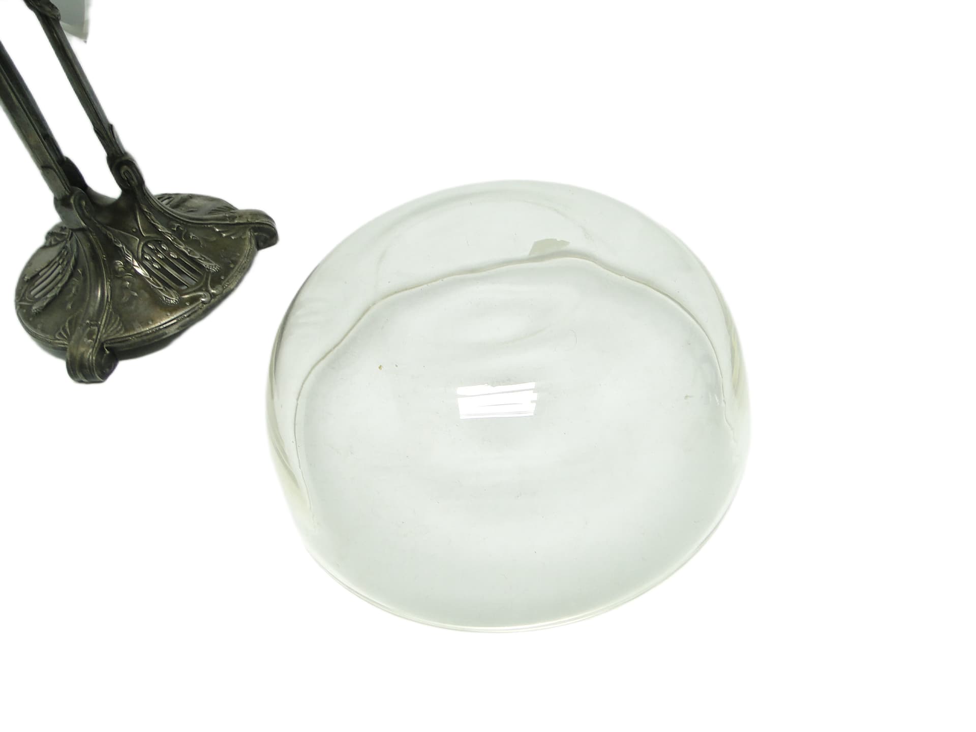 Patera Art Nouveau, szkło, Quist, Niemcy, początek XX w. - 95274