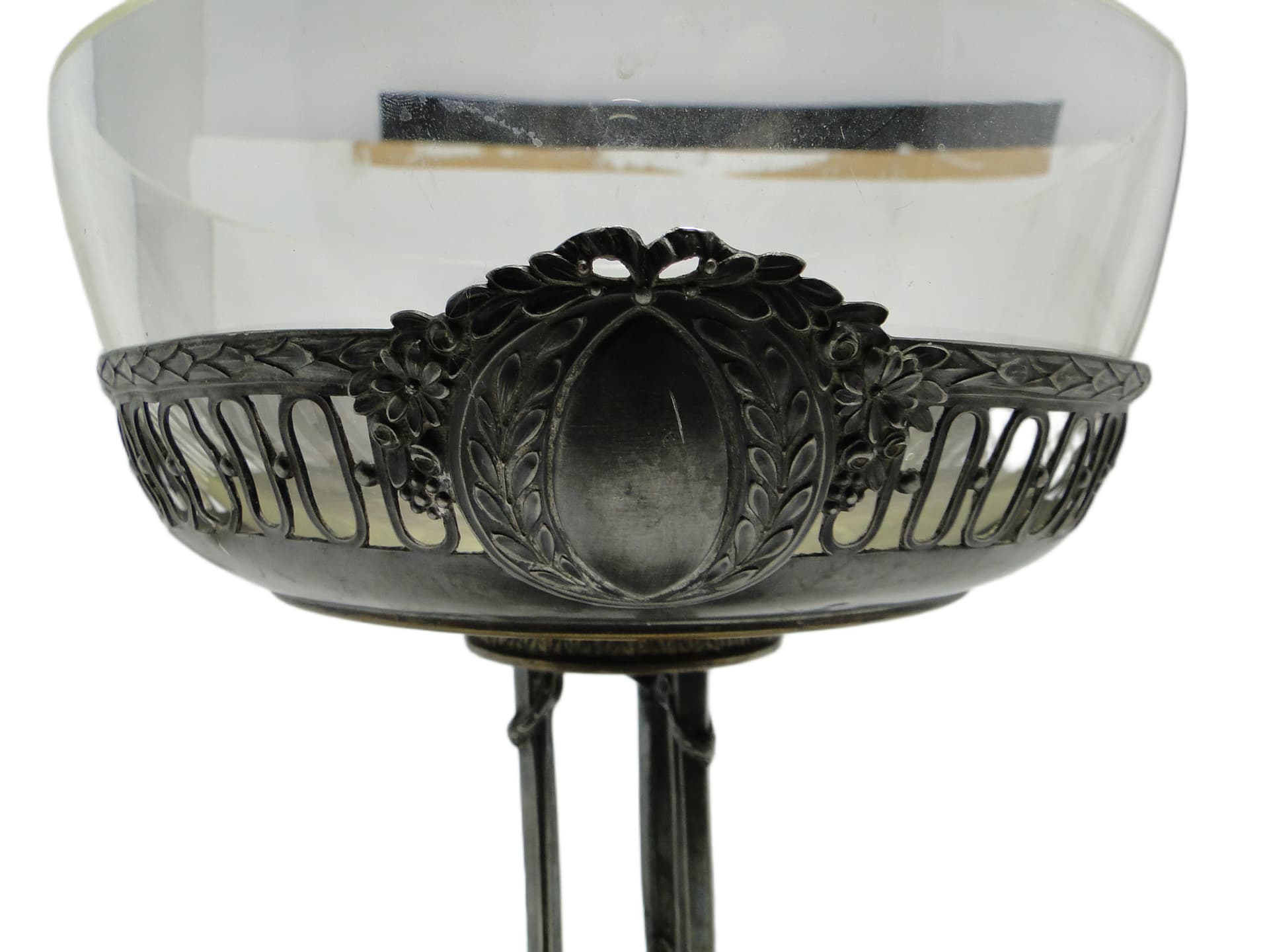 Patera Art Nouveau, szkło, Quist, Niemcy, początek XX w. - 95275