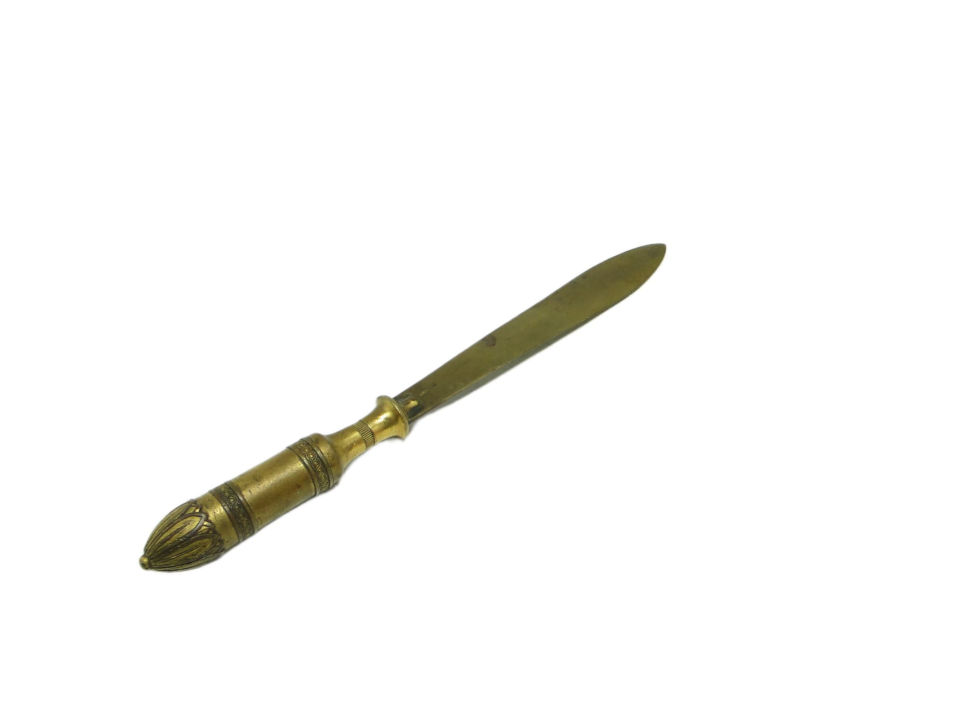 Nóż do listów eklektyczny, brąz, Bracia Łopieńskich, Polska, lata 20. - 95312