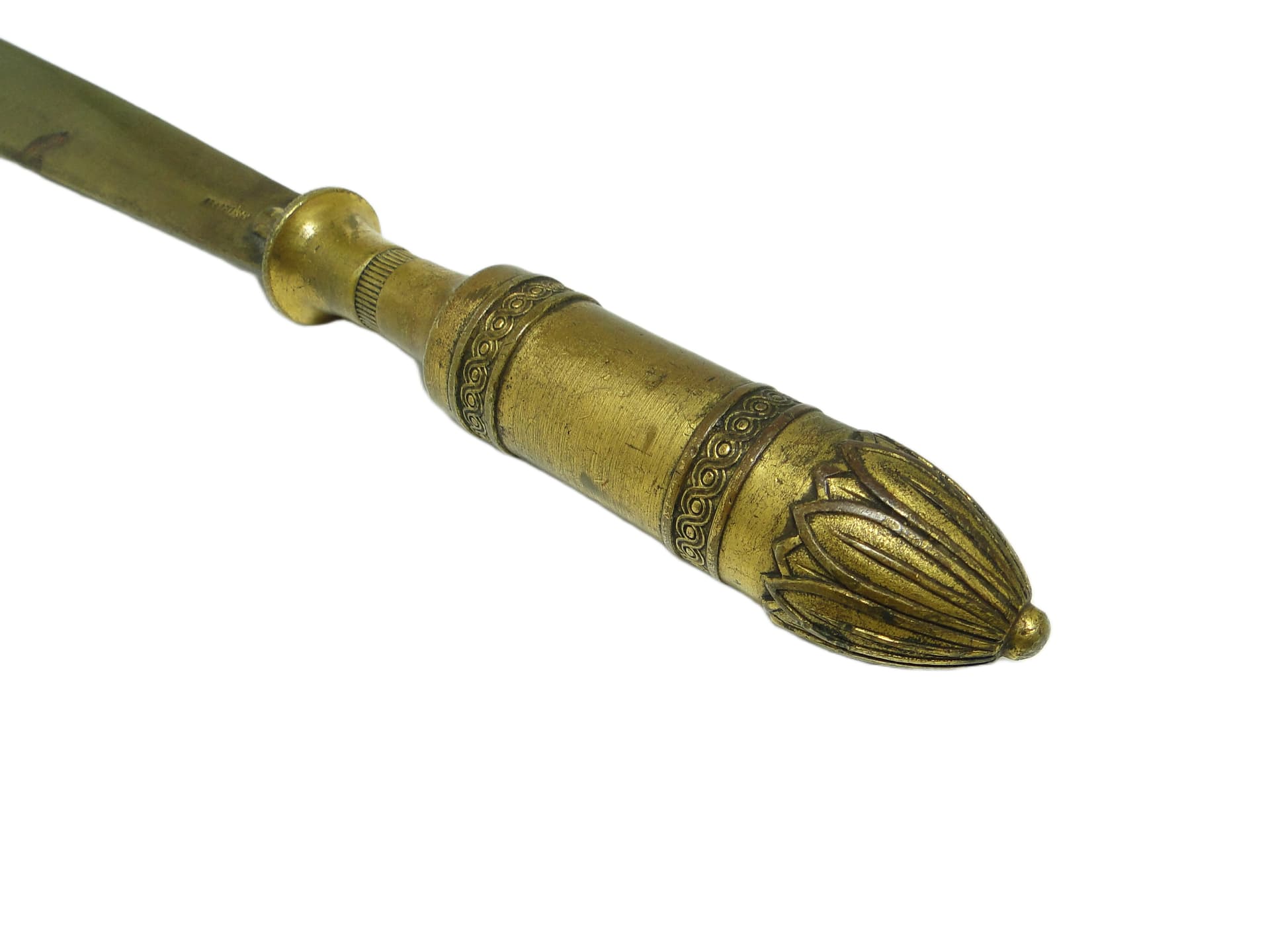 Nóż do listów eklektyczny, brąz, Bracia Łopieńskich, Polska, lata 20. - 95304