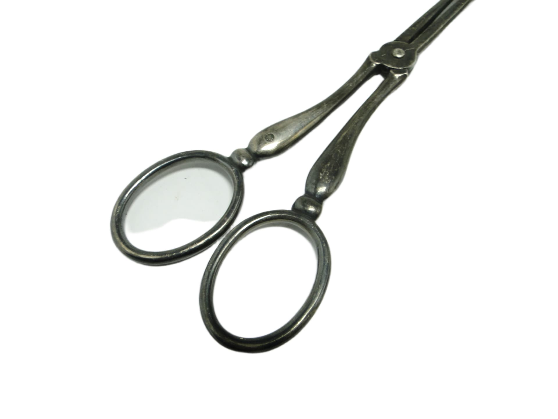 Cookie tongs, Art Deco, silver-plated brass, Sweden, 1930s. - 95318