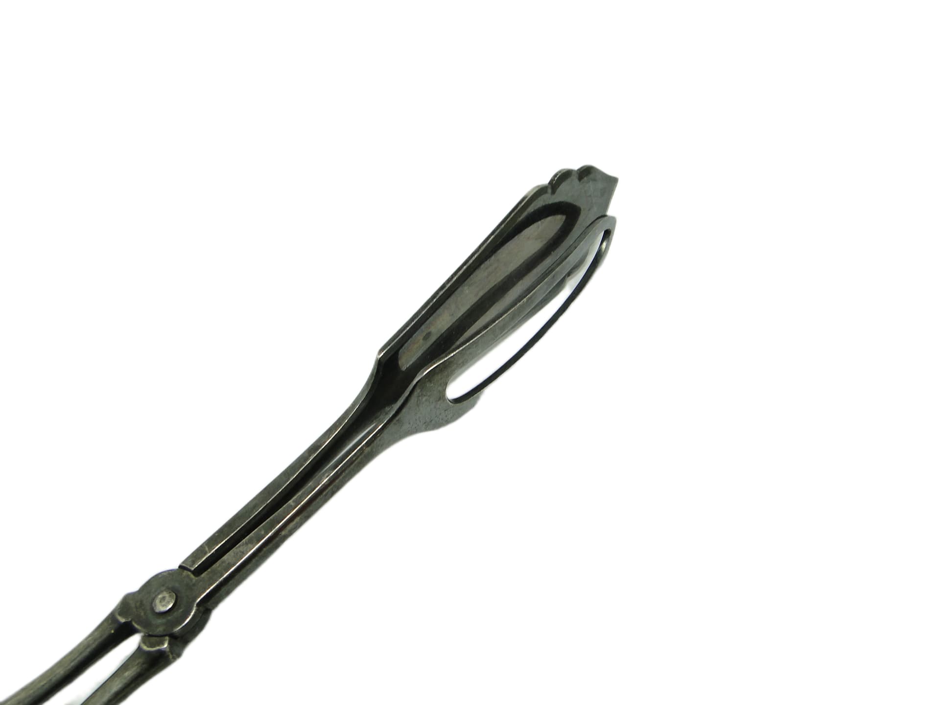 Cookie tongs, Art Deco, silver-plated brass, Sweden, 1930s. - 95321