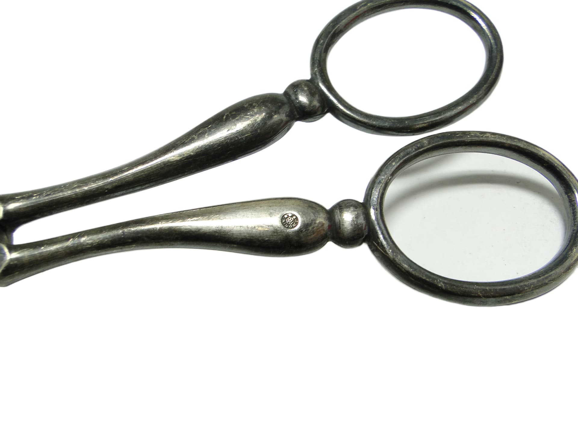 Cookie tongs, Art Deco, silver-plated brass, Sweden, 1930s. - 95328