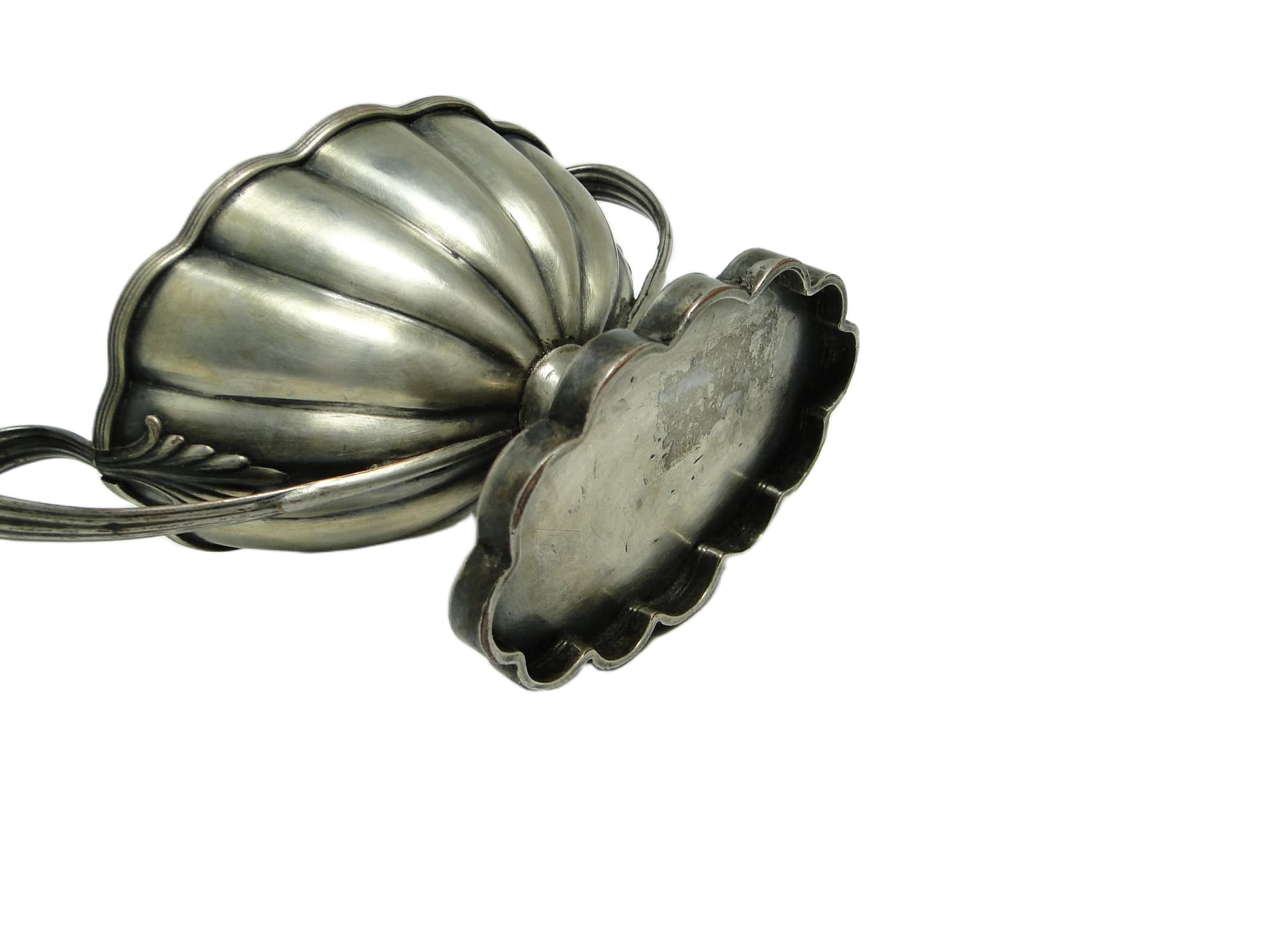 Solniczka Empire, miedź srebrzona, Francja, XIX w. - 95362