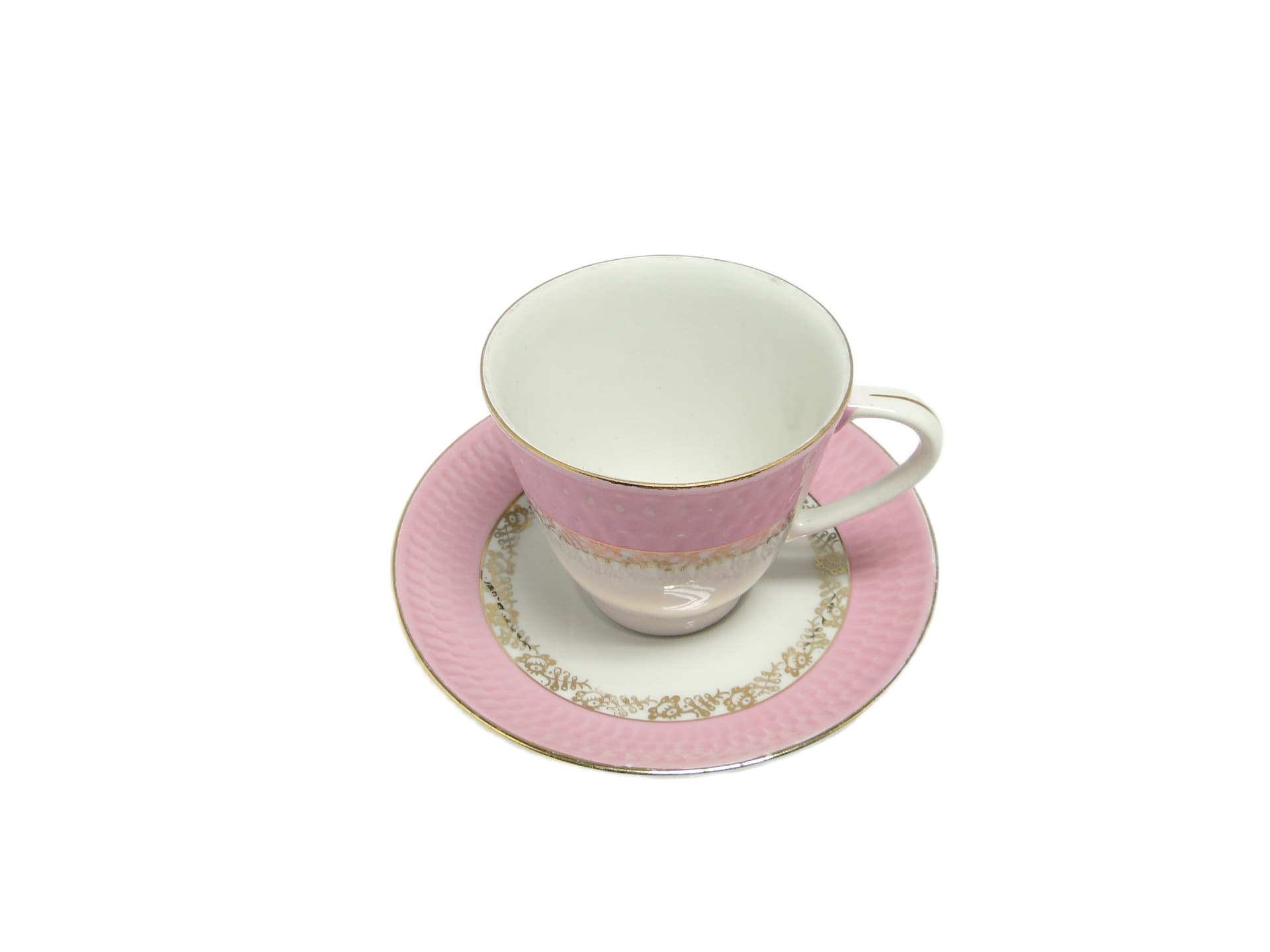 Zestaw filiżanki i spodka Karol, porcelana, Chodzież, Polska, lata 70. - 95370