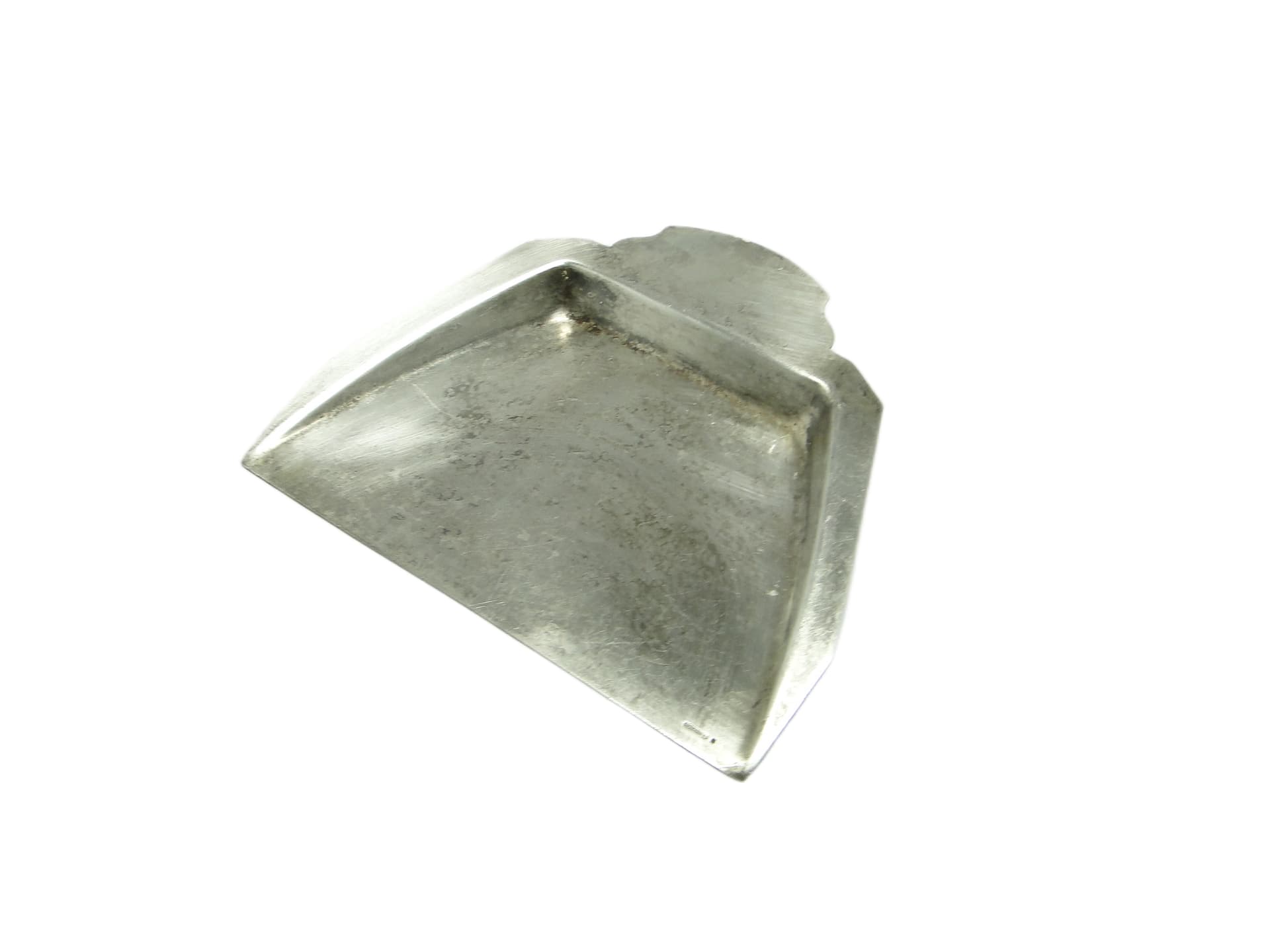 Crumb scoop, Art Deco, silver-plated brass, Belgium, 1930s.