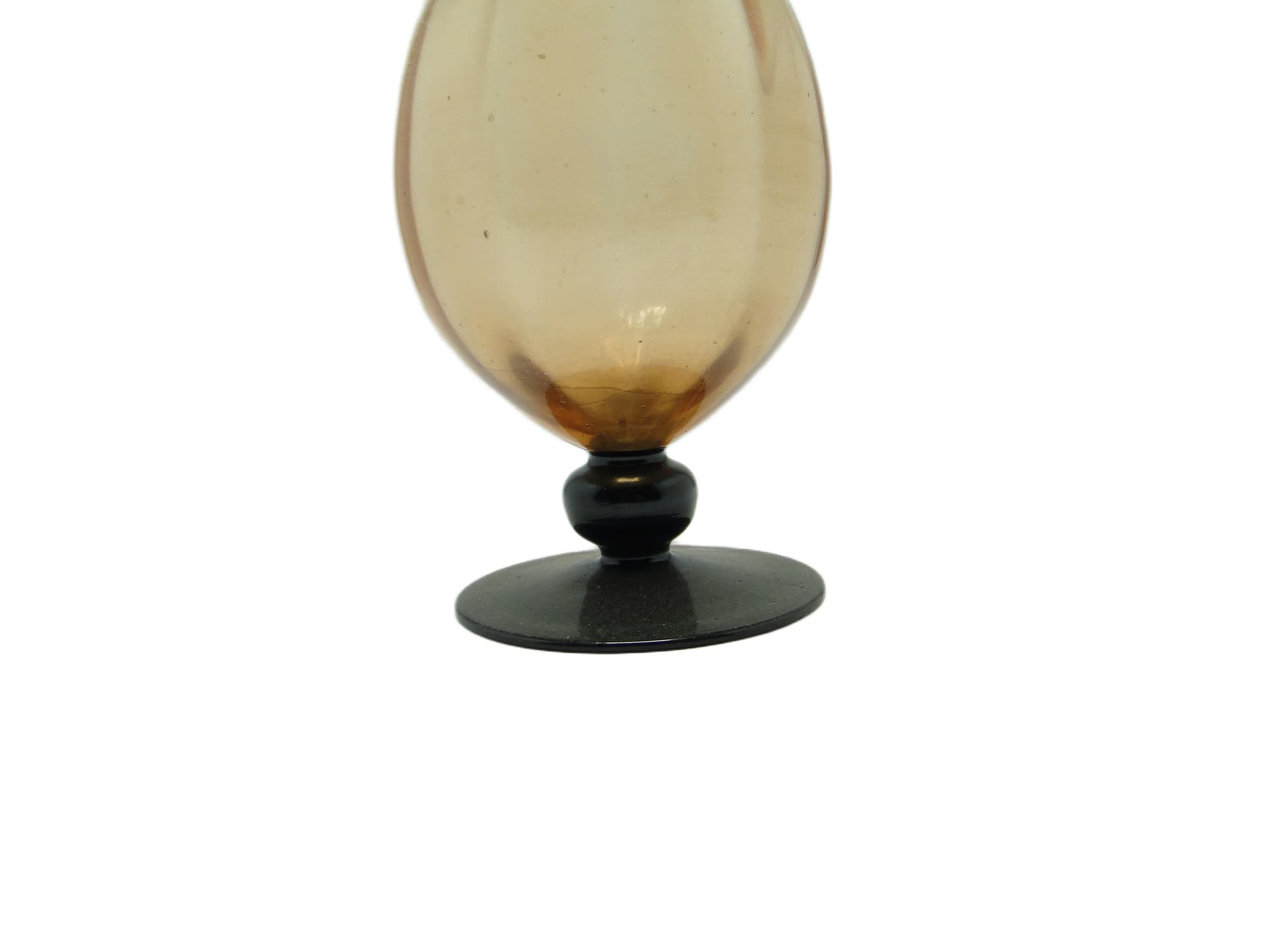 Karafka Art déco, szkło różowe, Polska, lata 30. - 95622