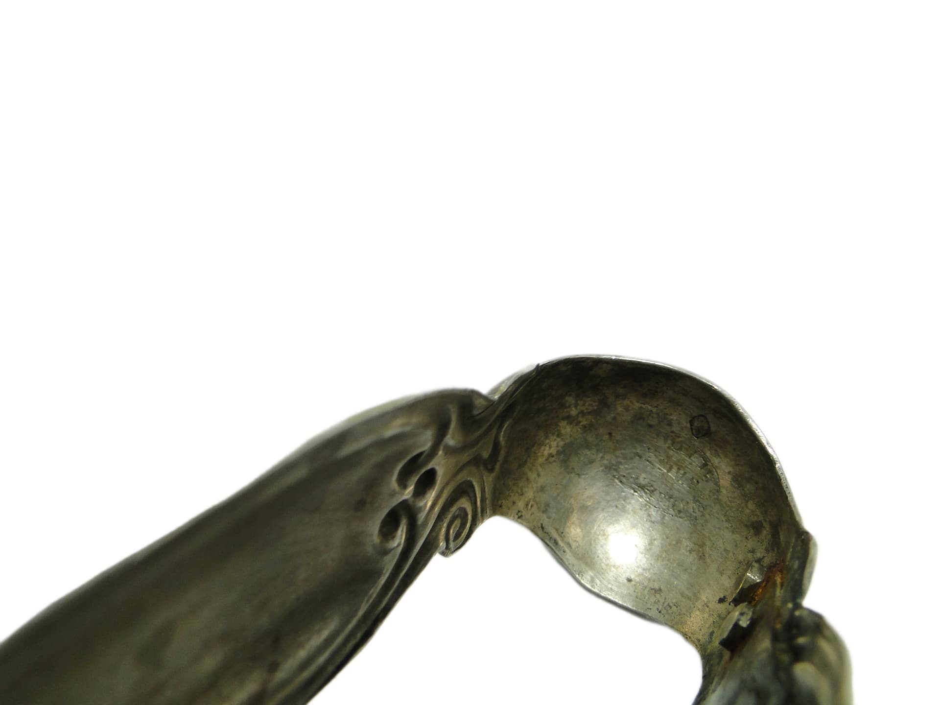 Biedermeier sugar tongs, silver-plated copper, Fraget, Poland, 19th c. - 95726