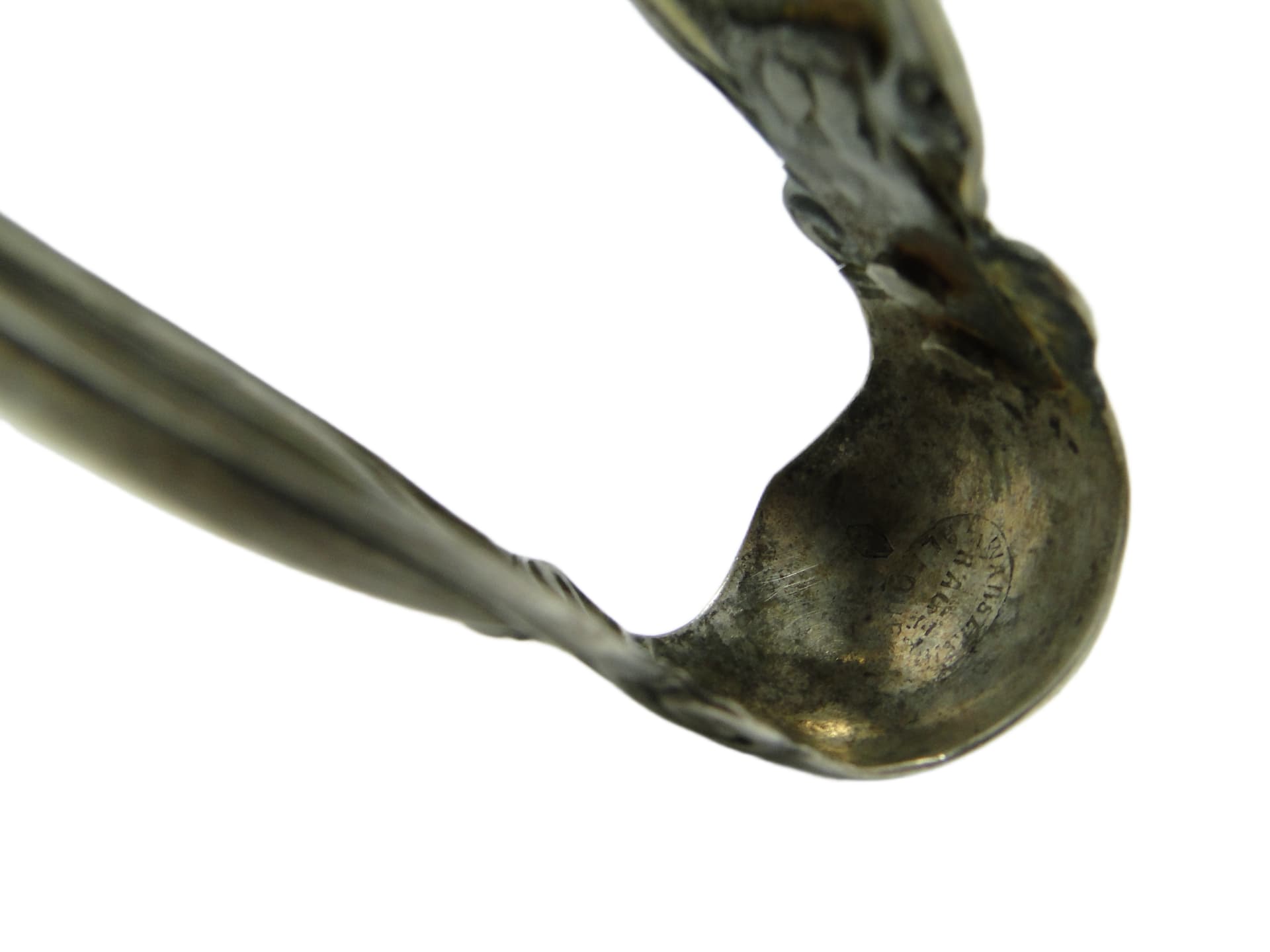 Biedermeier sugar tongs, silver-plated copper, Fraget, Poland, 19th c. - 95724