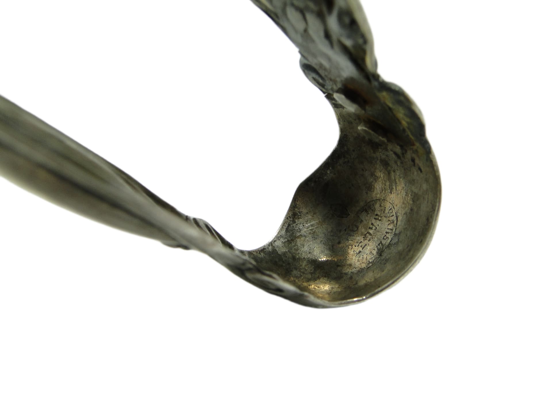 Biedermeier sugar tongs, silver-plated copper, Fraget, Poland, 19th c. - 95725