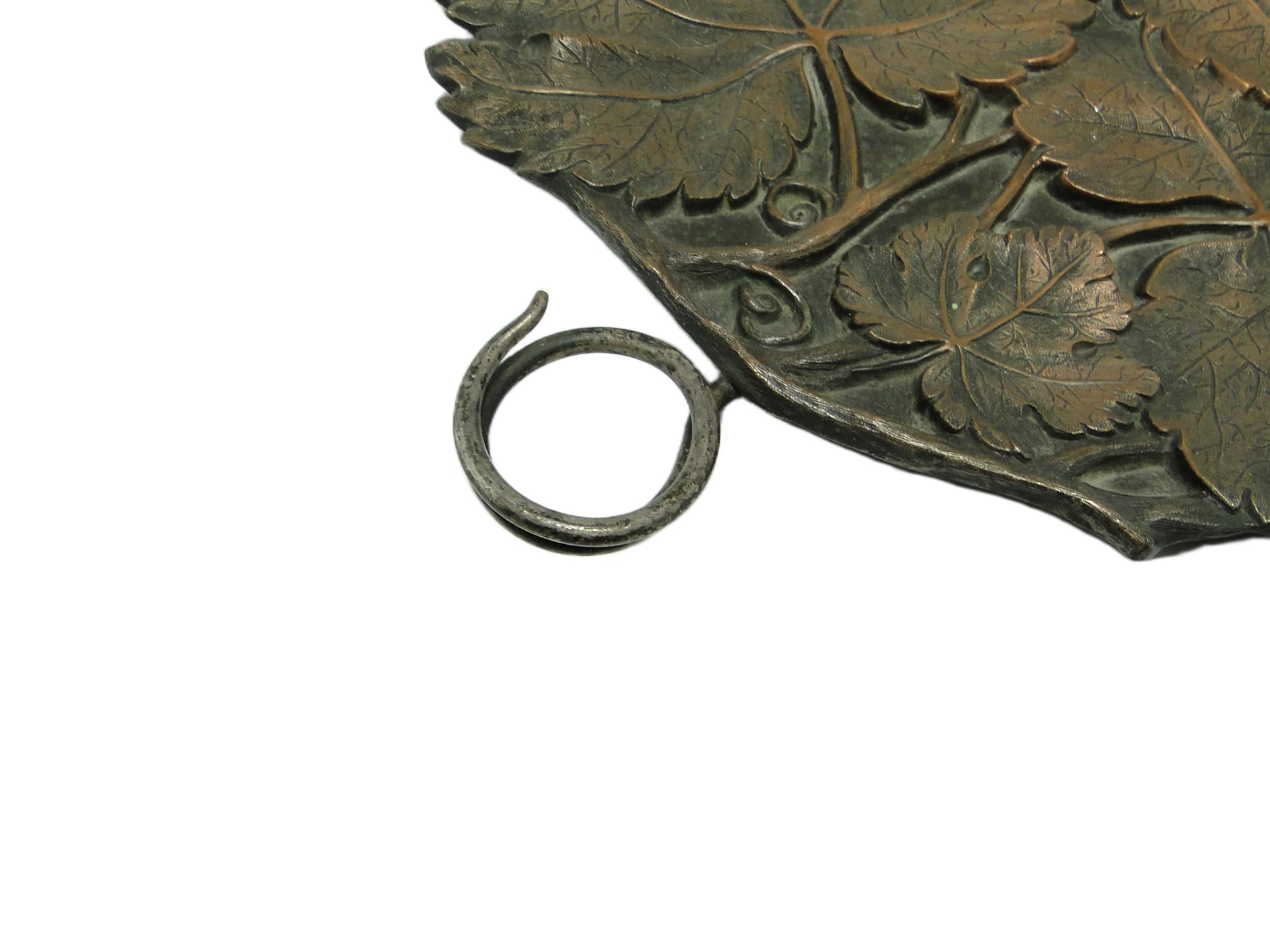 Patera secesyjna, metal, Polska, lata 50. - 95844