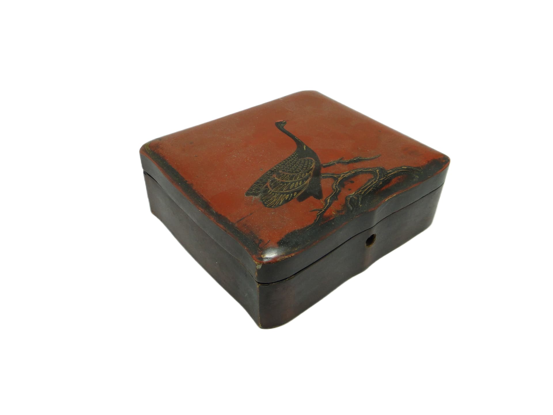 Pudełko, minimalizm, drewno lakierowane, Japonia, początek XX w. - 95903