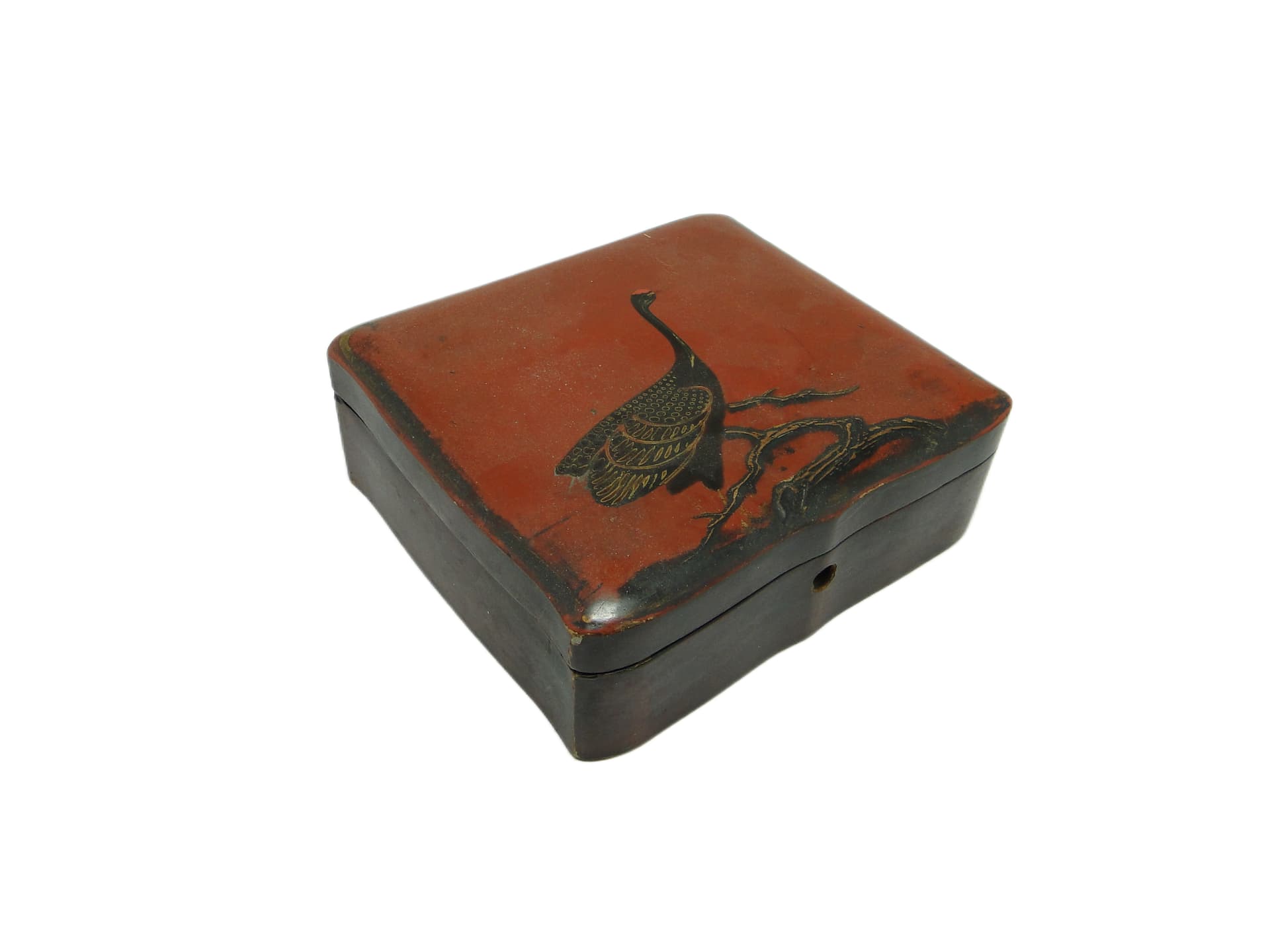 Pudełko, minimalizm, drewno lakierowane, Japonia, początek XX w. - 95909