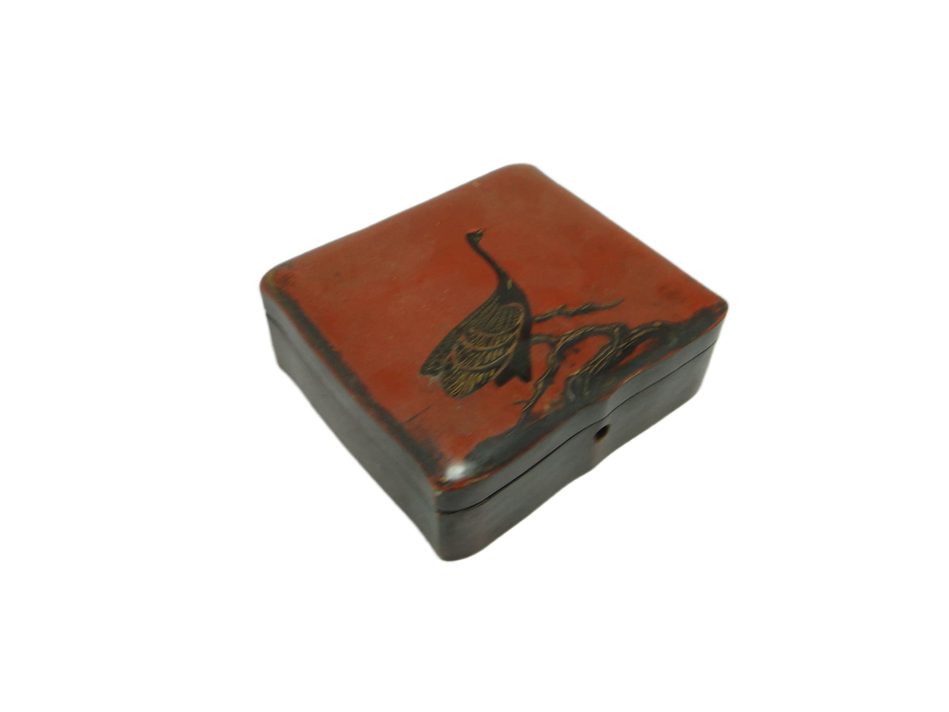 Pudełko, minimalizm, drewno lakierowane, Japonia, początek XX w.