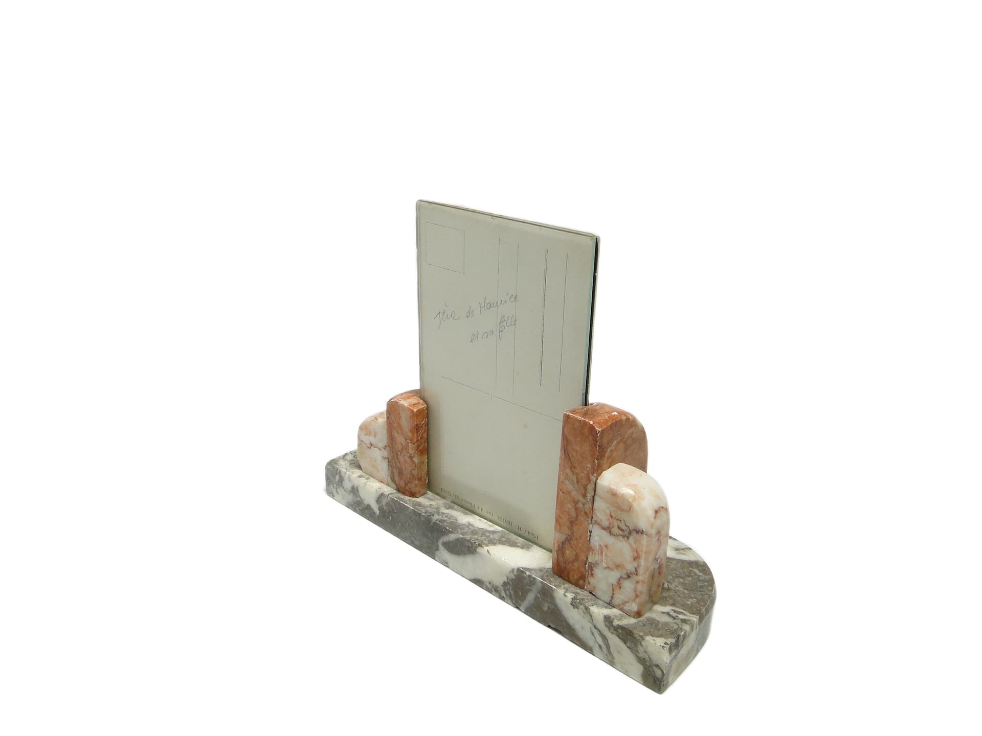 Art Deco photo frame, marble, Belgium, 1930s. - 95950