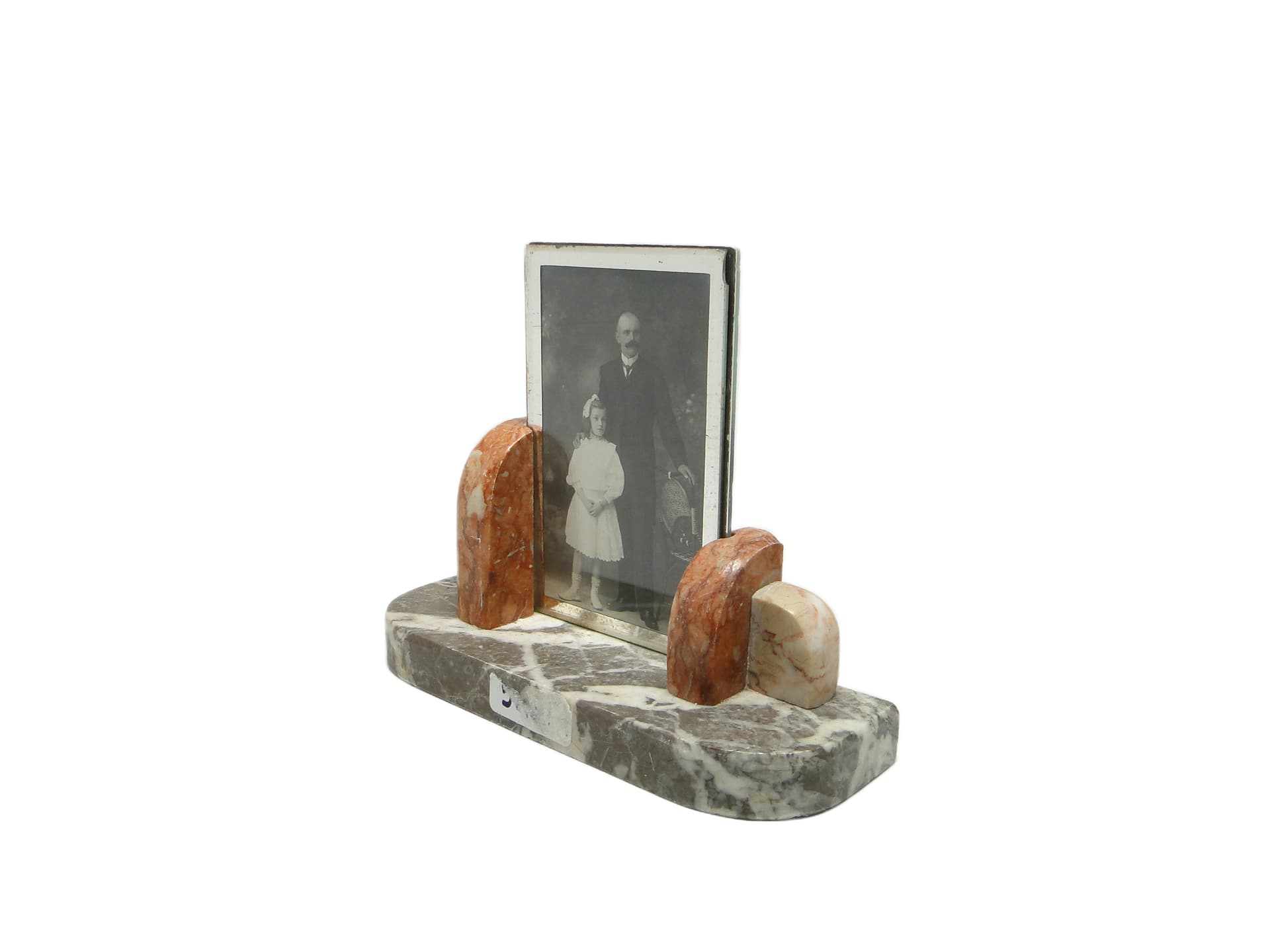 Art Deco photo frame, marble, Belgium, 1930s. - 95955