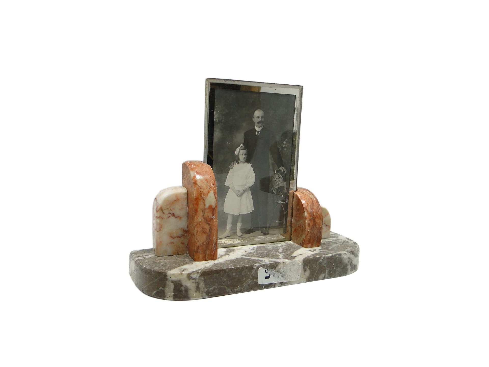 Art Deco photo frame, marble, Belgium, 1930s. - 95957