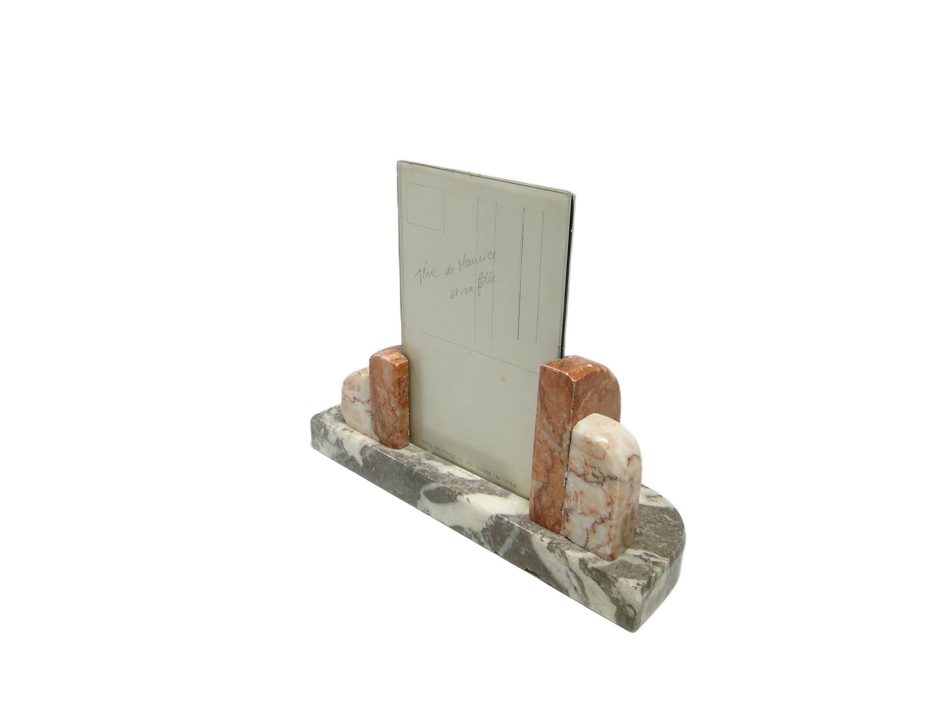 Art Deco photo frame, marble, Belgium, 1930s. - 95951