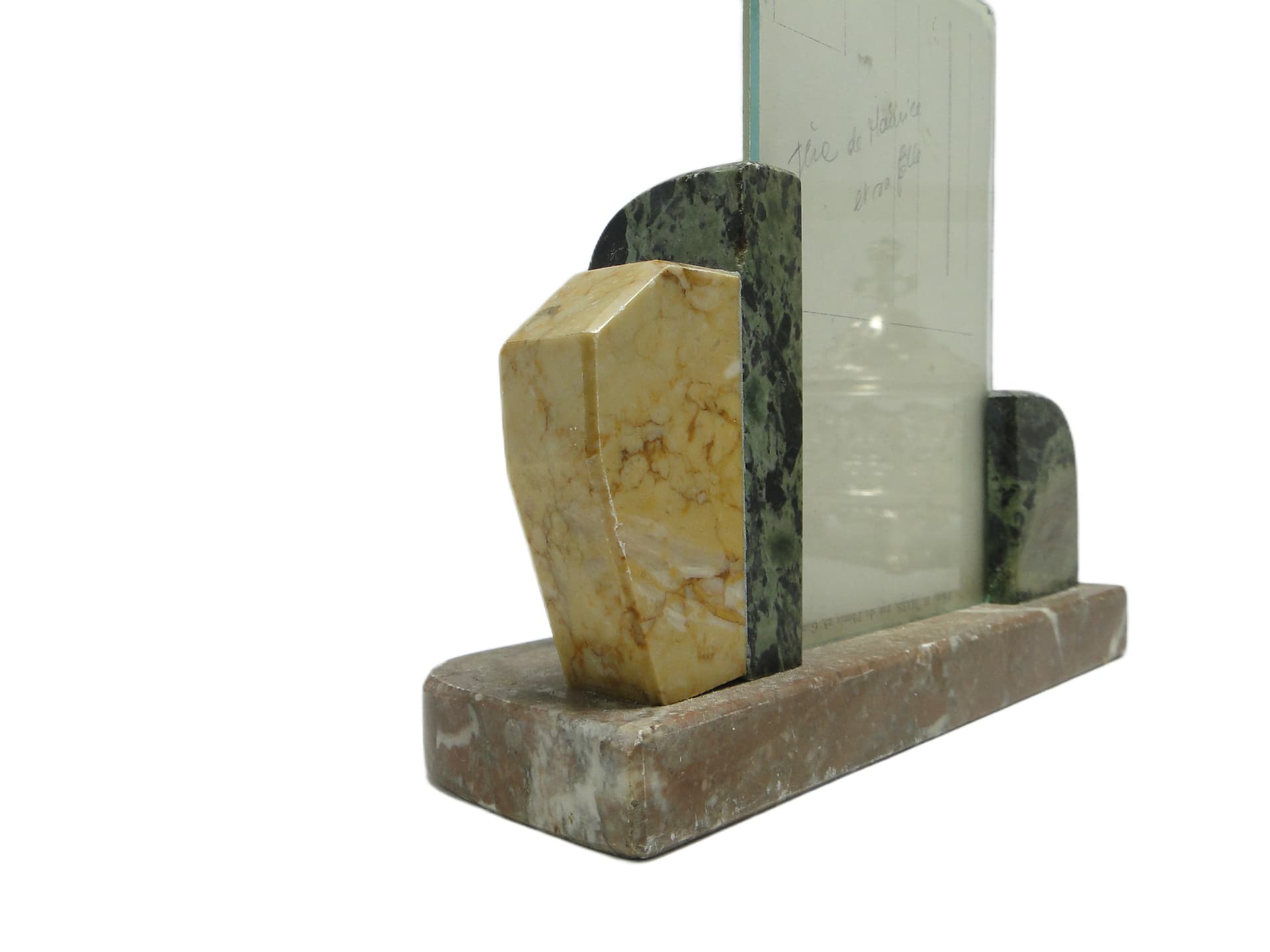 Art Deco photo frame, marble, Belgium, 1930s. - 95966