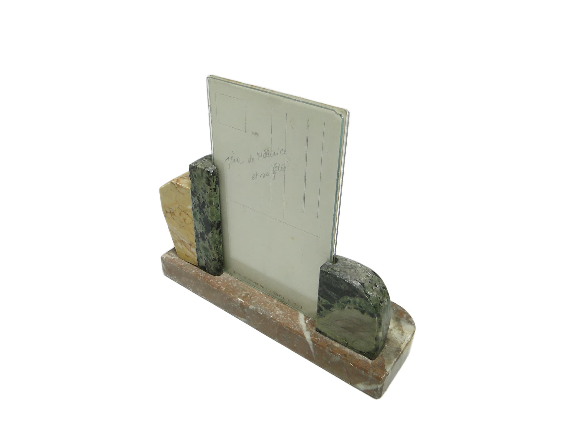 Art Deco photo frame, marble, Belgium, 1930s. - 95962