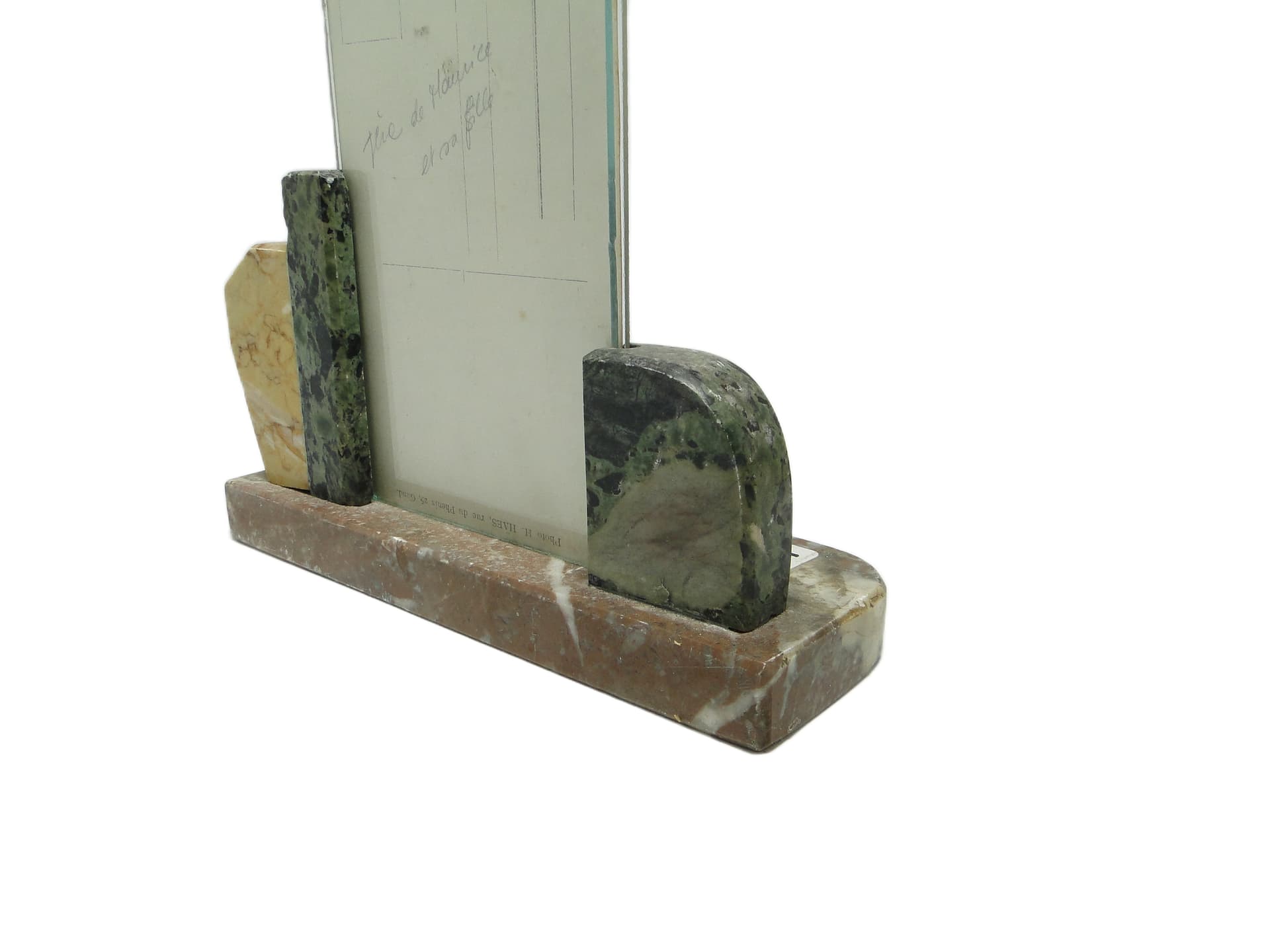 Art Deco photo frame, marble, Belgium, 1930s. - 95961