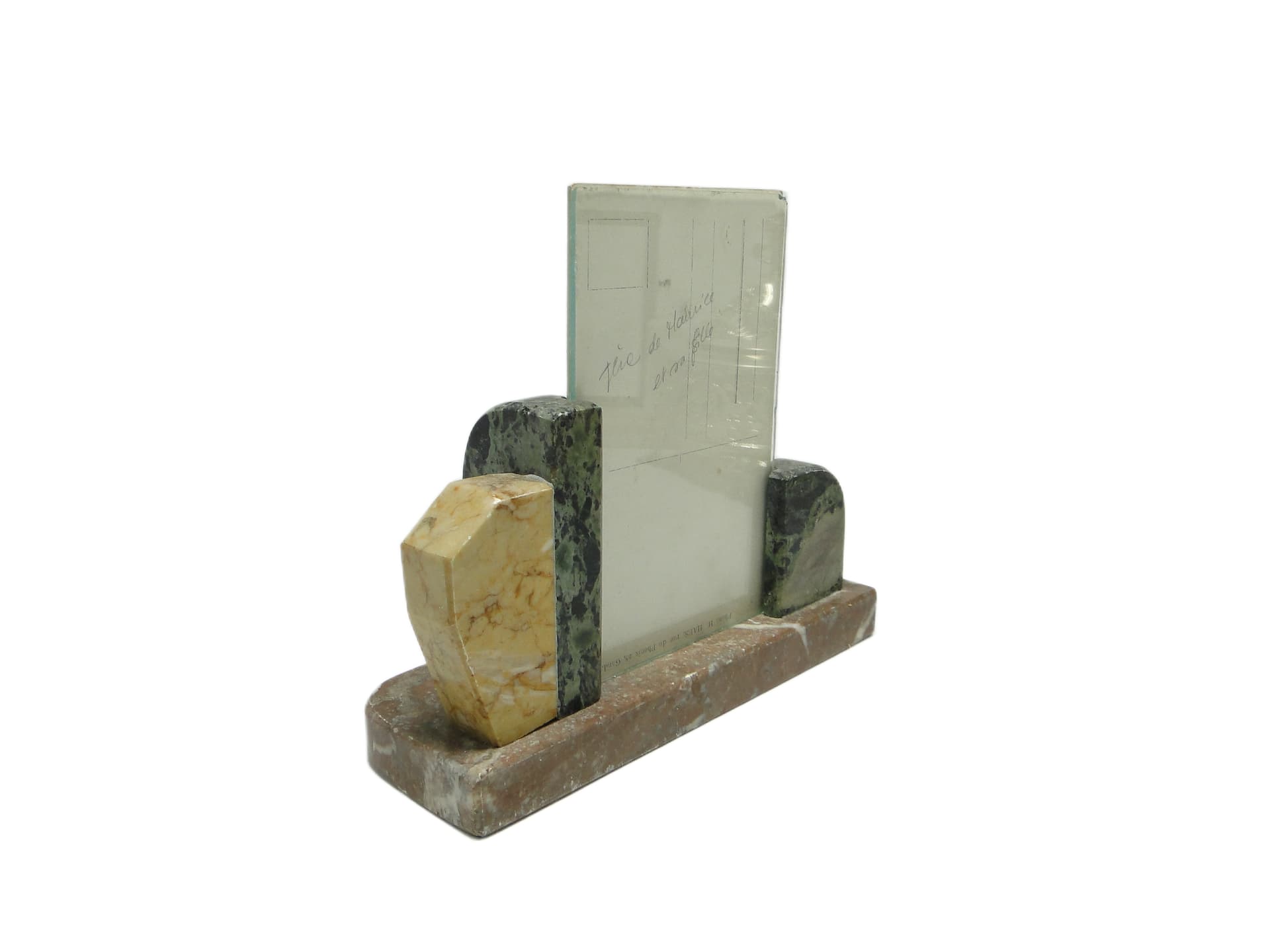 Art Deco photo frame, marble, Belgium, 1930s. - 95963