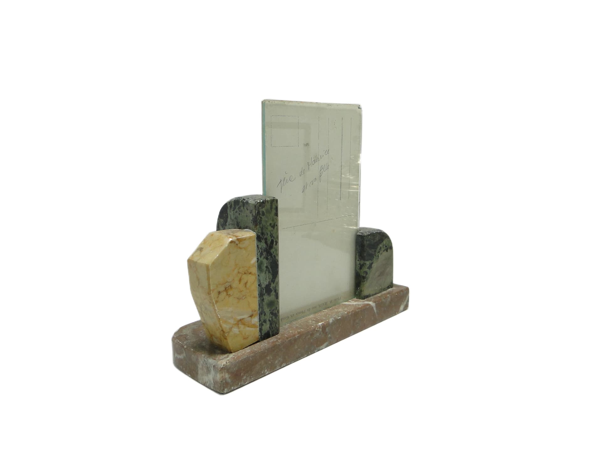 Art Deco photo frame, marble, Belgium, 1930s. - 95965