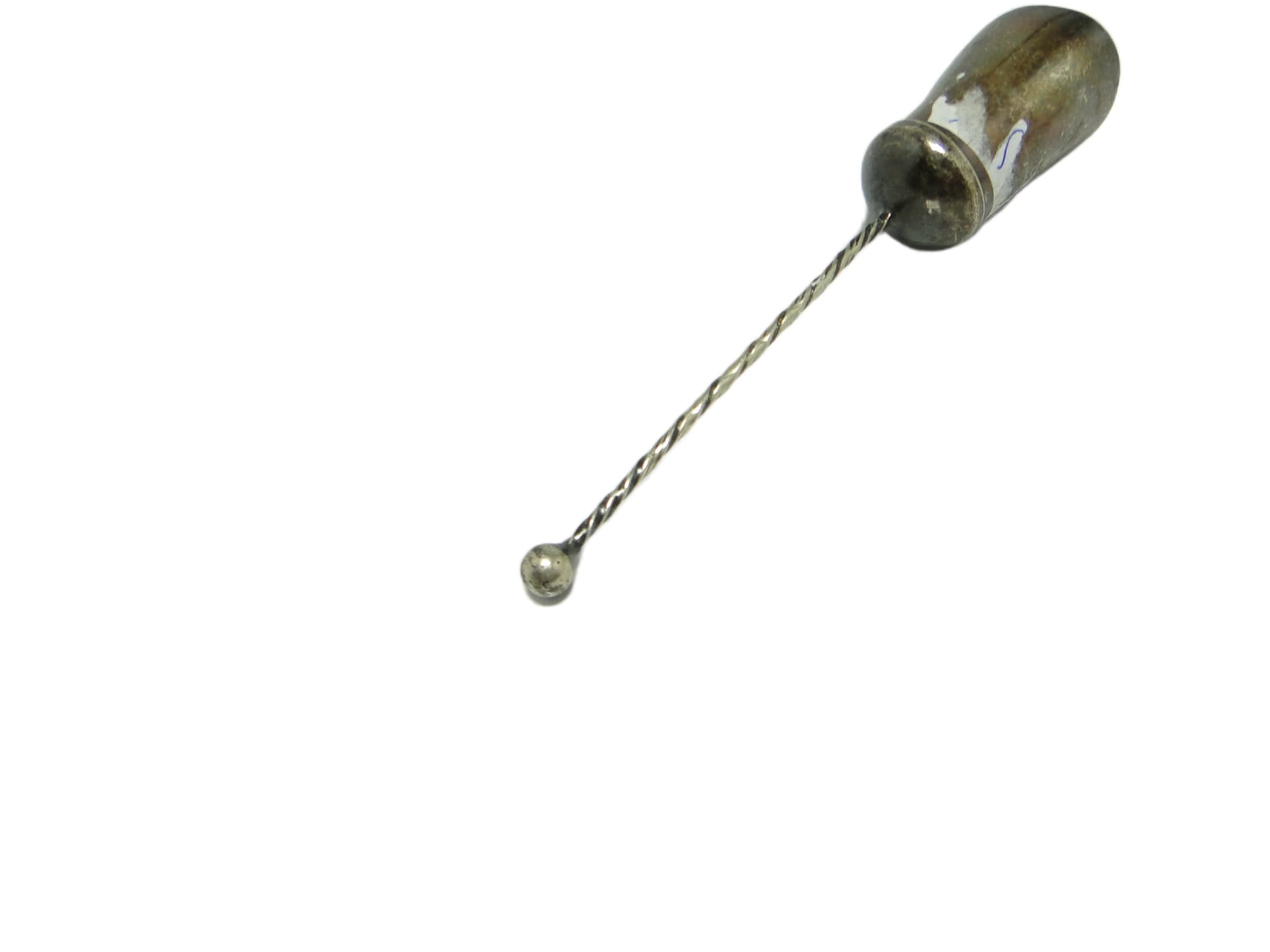 Sugar spoon, Eclecticism, silver-plated brass, Poland, 1950s. - 95978