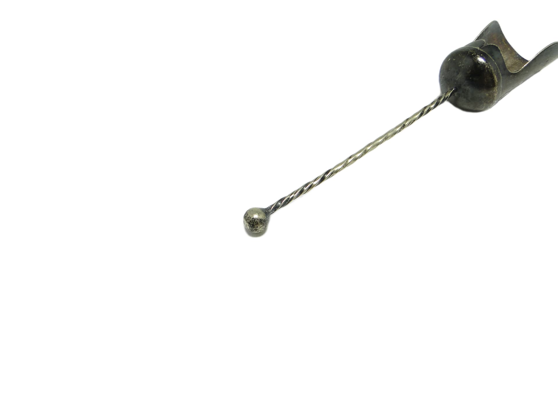 Sugar spoon, Eclecticism, silver-plated brass, Poland, 1950s. - 95973