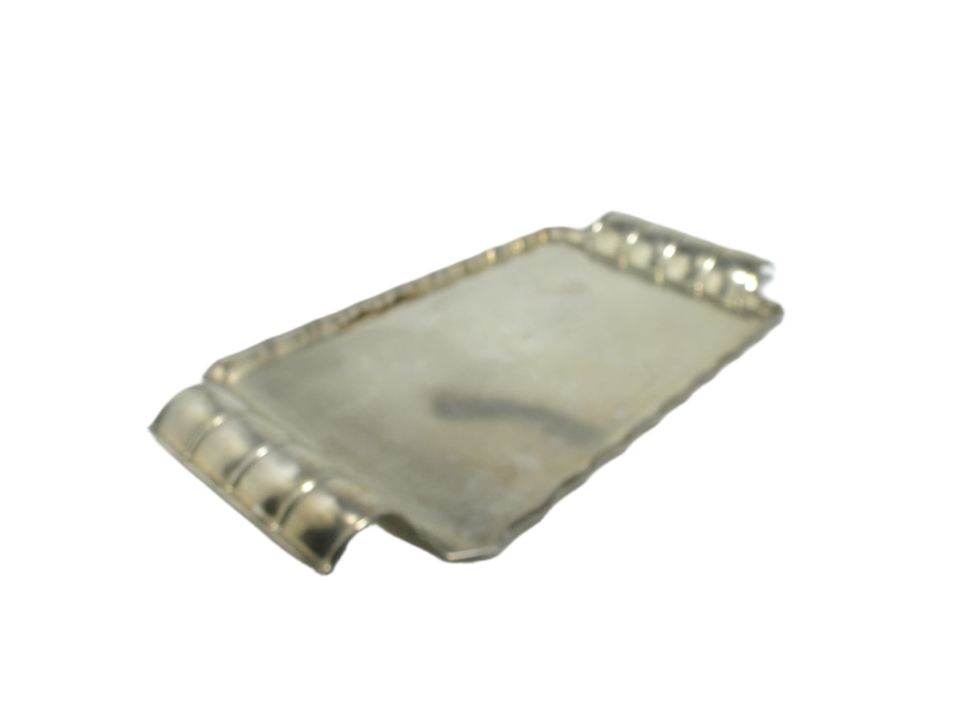 Art Deco tray, silver-plated brass, Szandrik, Hungary, 1930s. - 95991