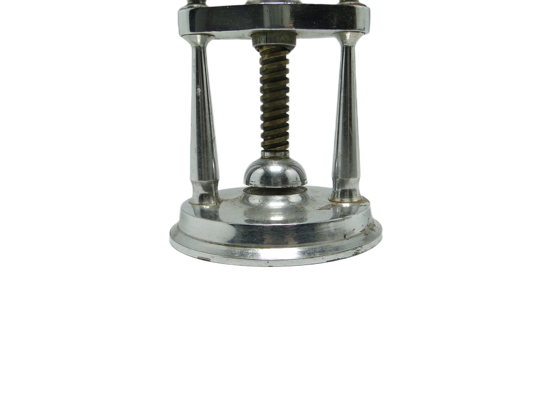 Dziadek do orzechów Art Deco, mosiądz chromowany, Niemcy, lata 30. - 96404