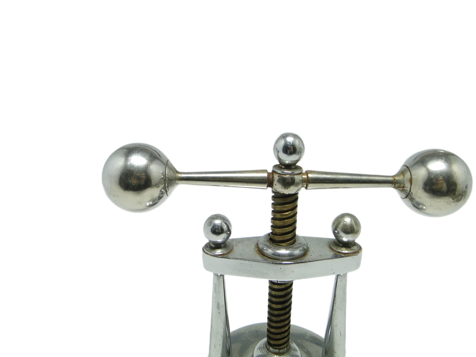 Dziadek do orzechów Art Deco, mosiądz chromowany, Niemcy, lata 30. - 96405