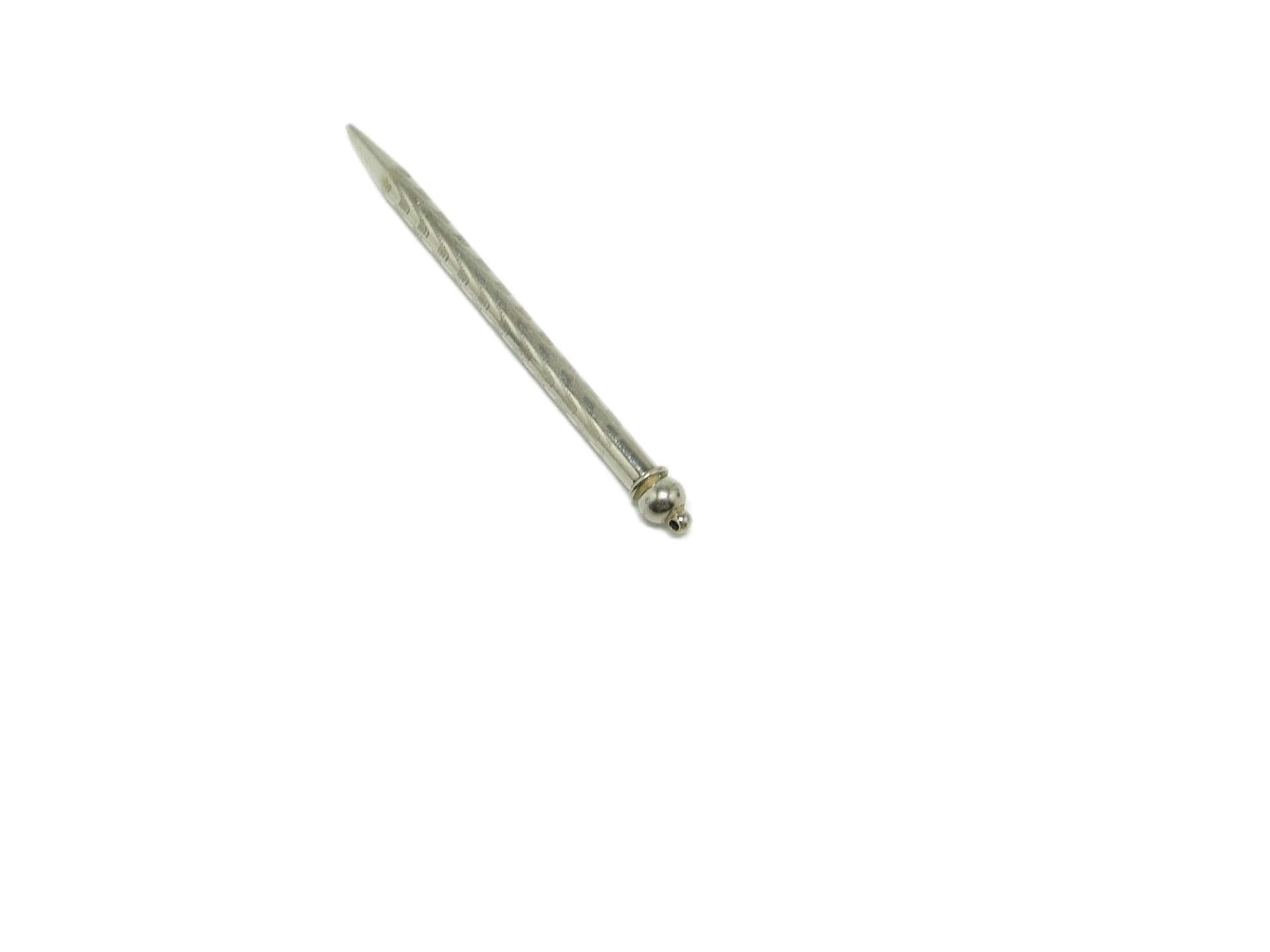 Ołówek mechaniczny, skandynawska moderna, srebro, Szwecja, lata 50. - 96299